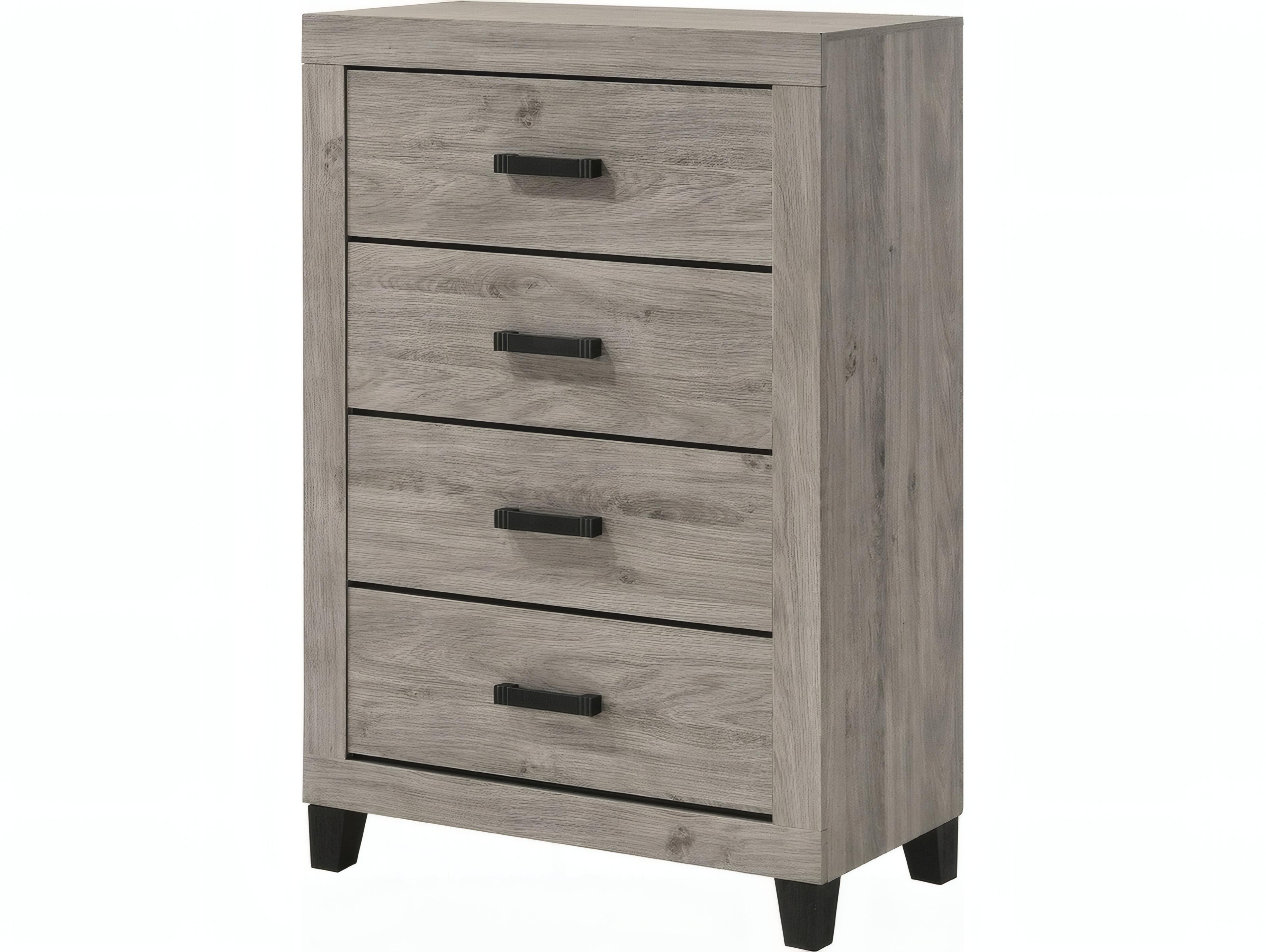 Acme Furniture Mari Light Gray Rubberwood Accent Chest