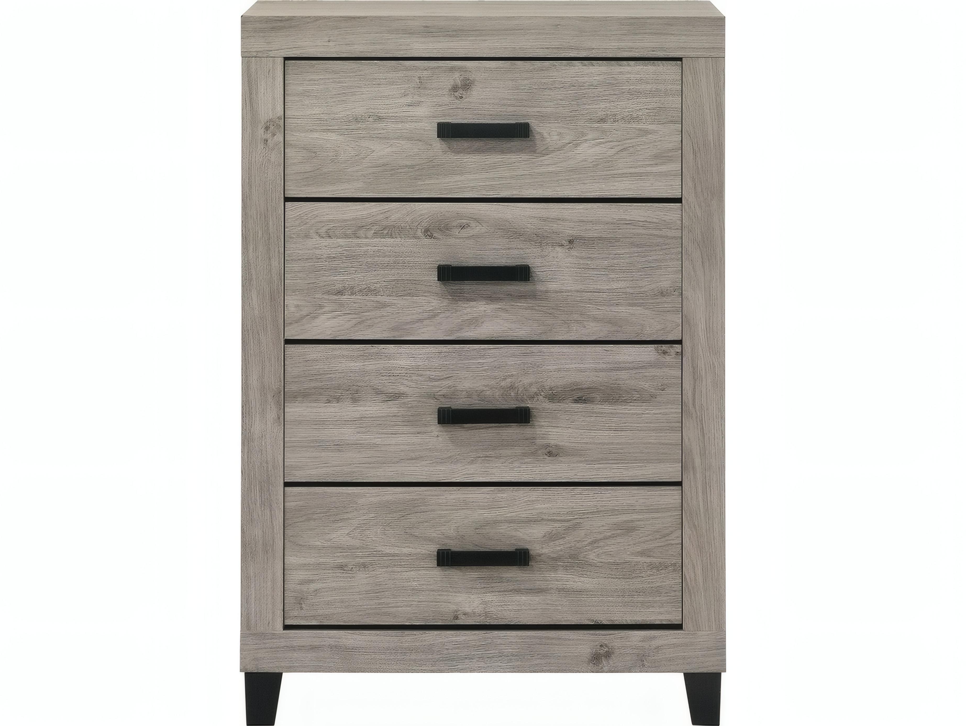 Acme Furniture Mari Light Gray Rubberwood Accent Chest