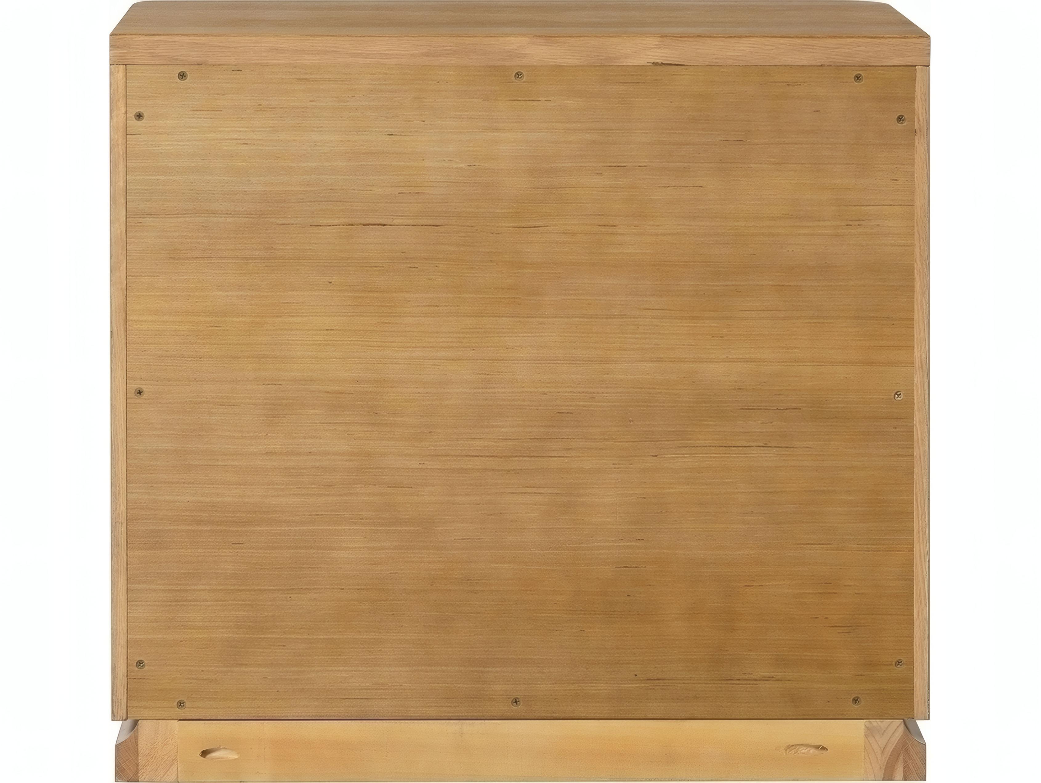 Acme Furniture Zoey 3-Drawers Oak Wood Nightstand