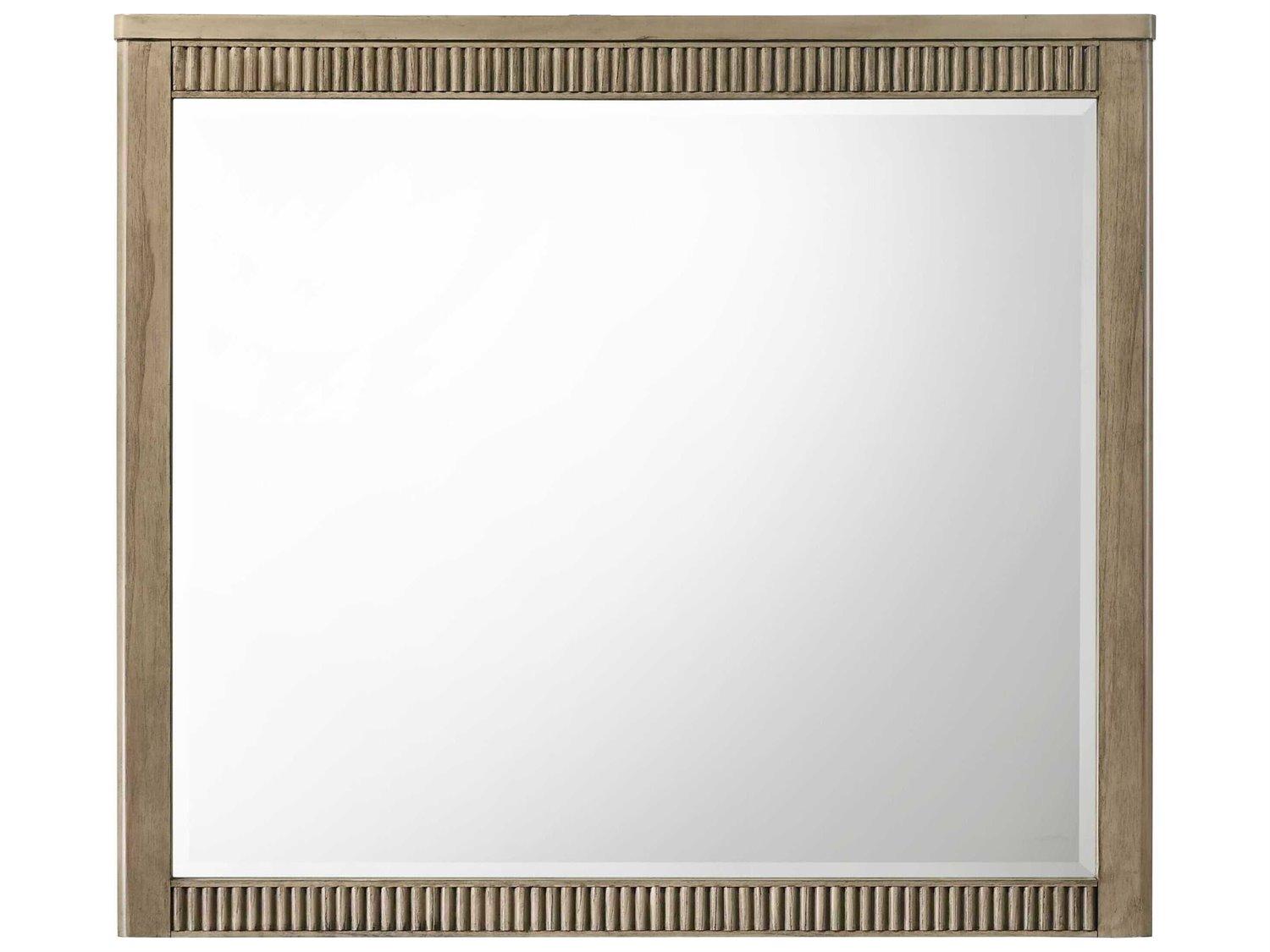 Acme Furniture Lakkari Antique Oak Rectangular Wall Mirror