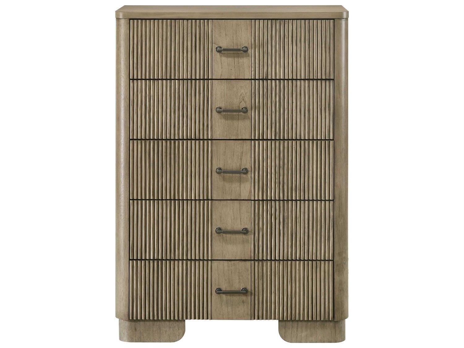 Acme Furniture Lakkari Antique Oak Rubberwood Accent Chest