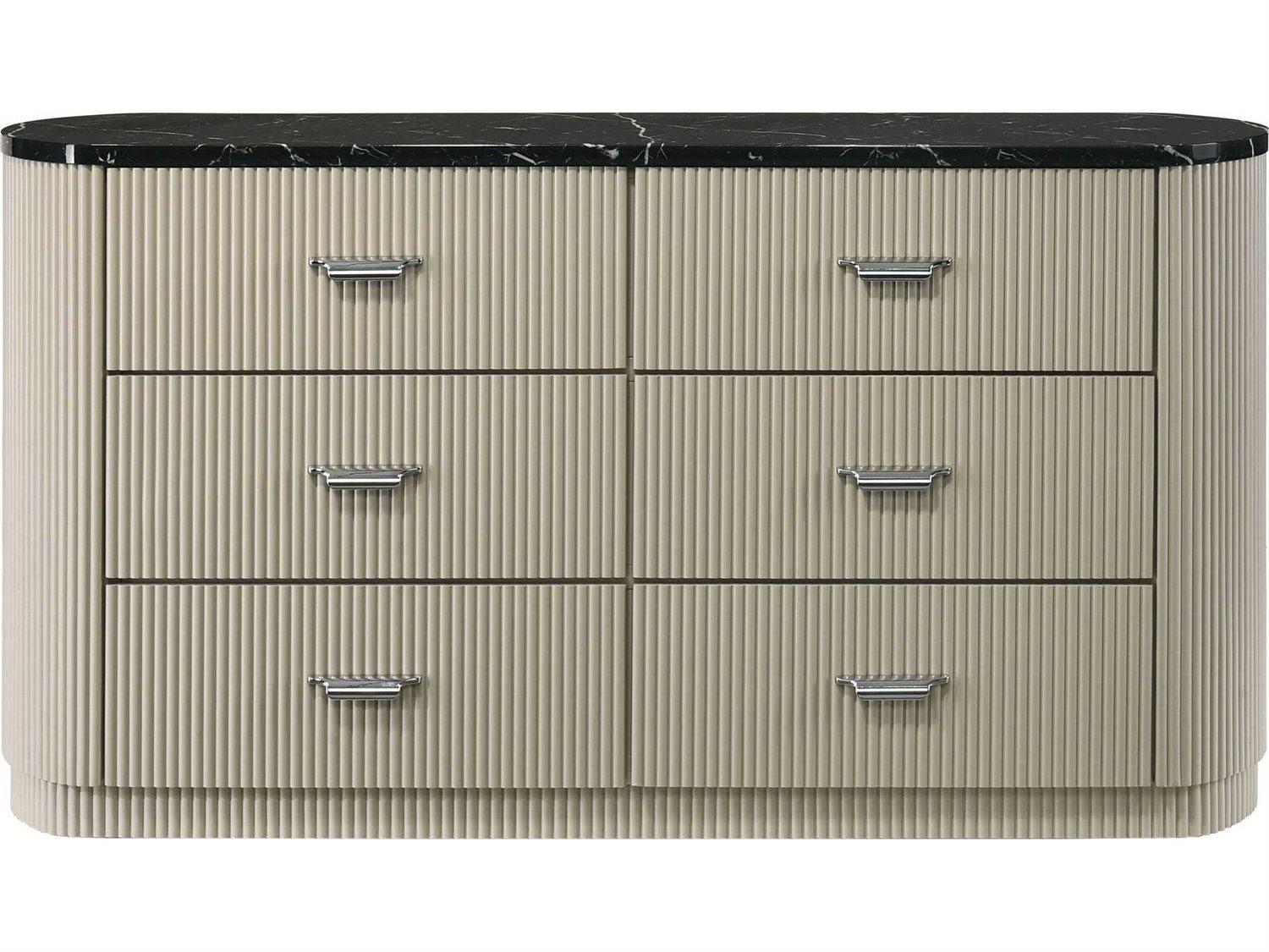 Acme Furniture Travonte 6-Drawers Rubberwood Double Dresser