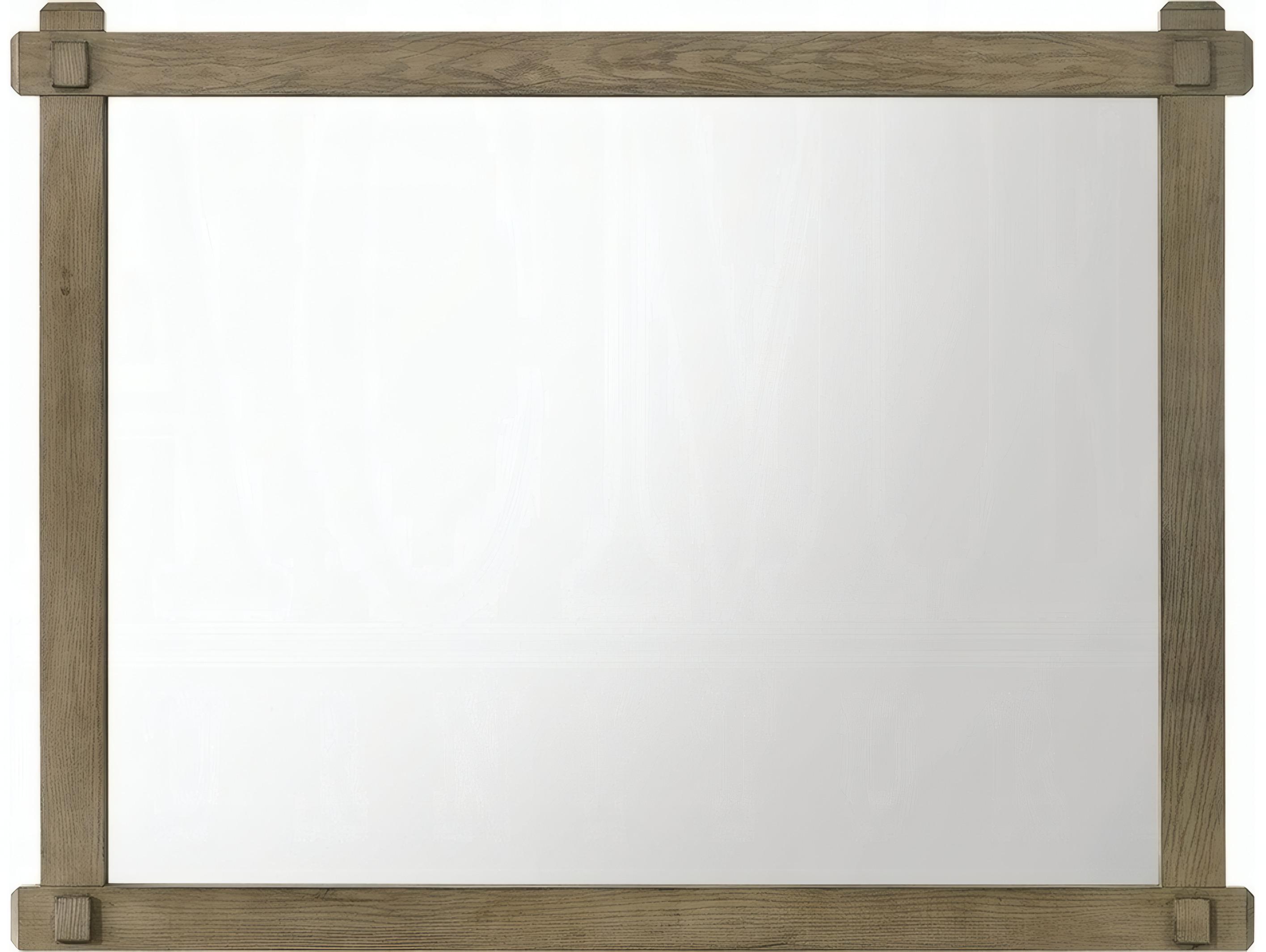 Acme Furniture Colton Antique White Oak Rectangular Wall Mirror