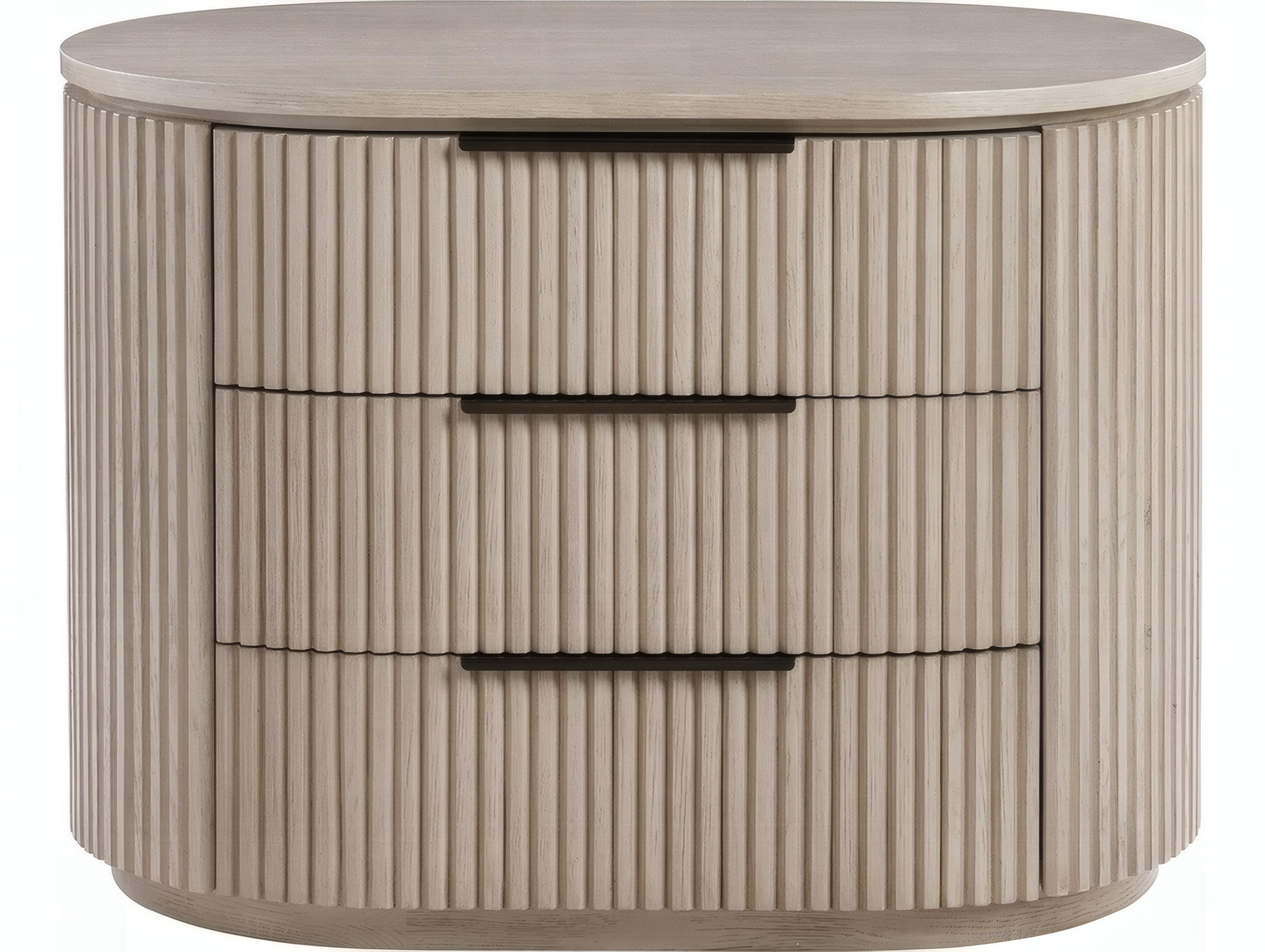 Acme Furniture Leanna 3-Drawers Natural Oak Wood Nightstand