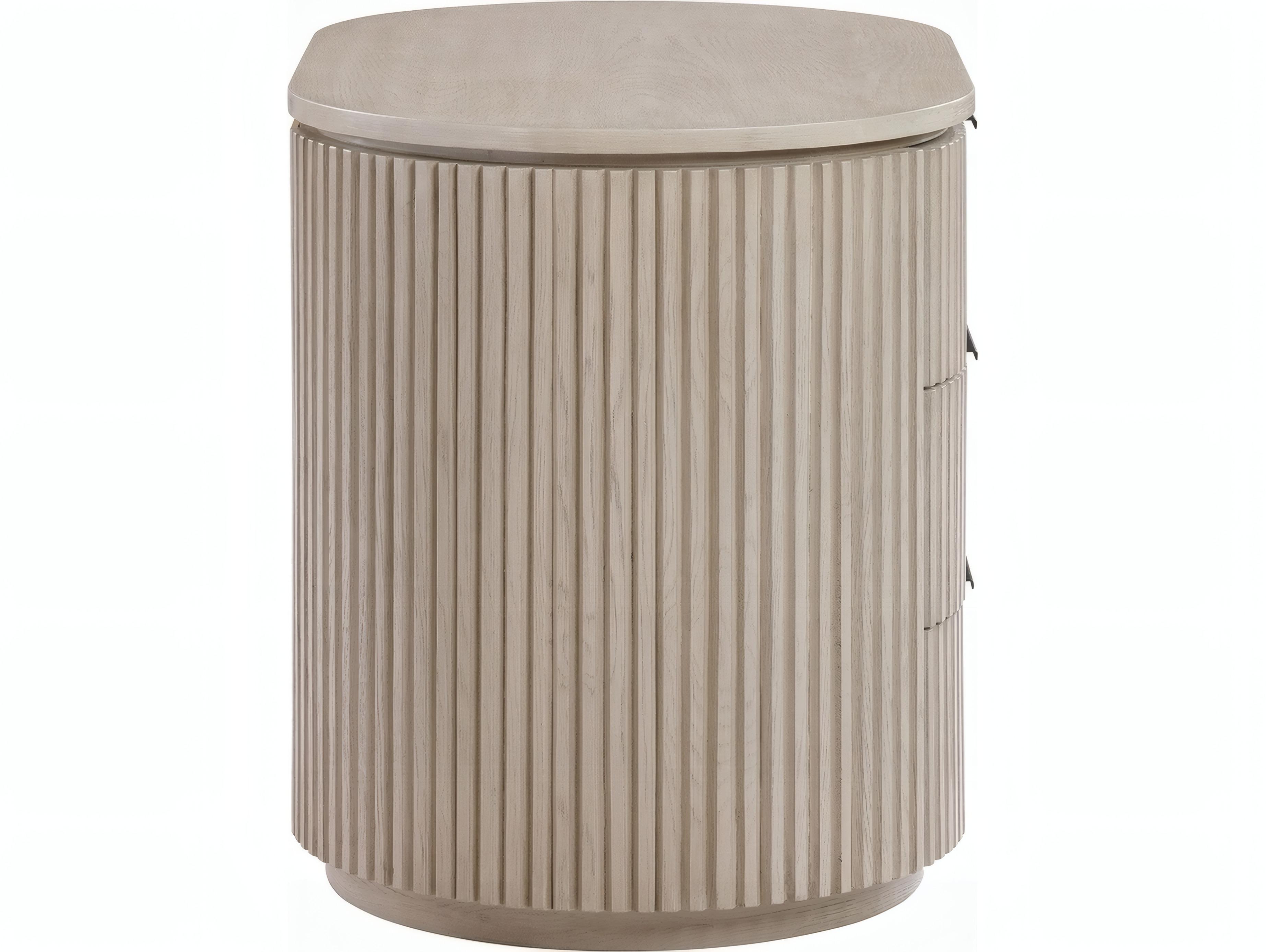 Acme Furniture Leanna 3-Drawers Natural Oak Wood Nightstand