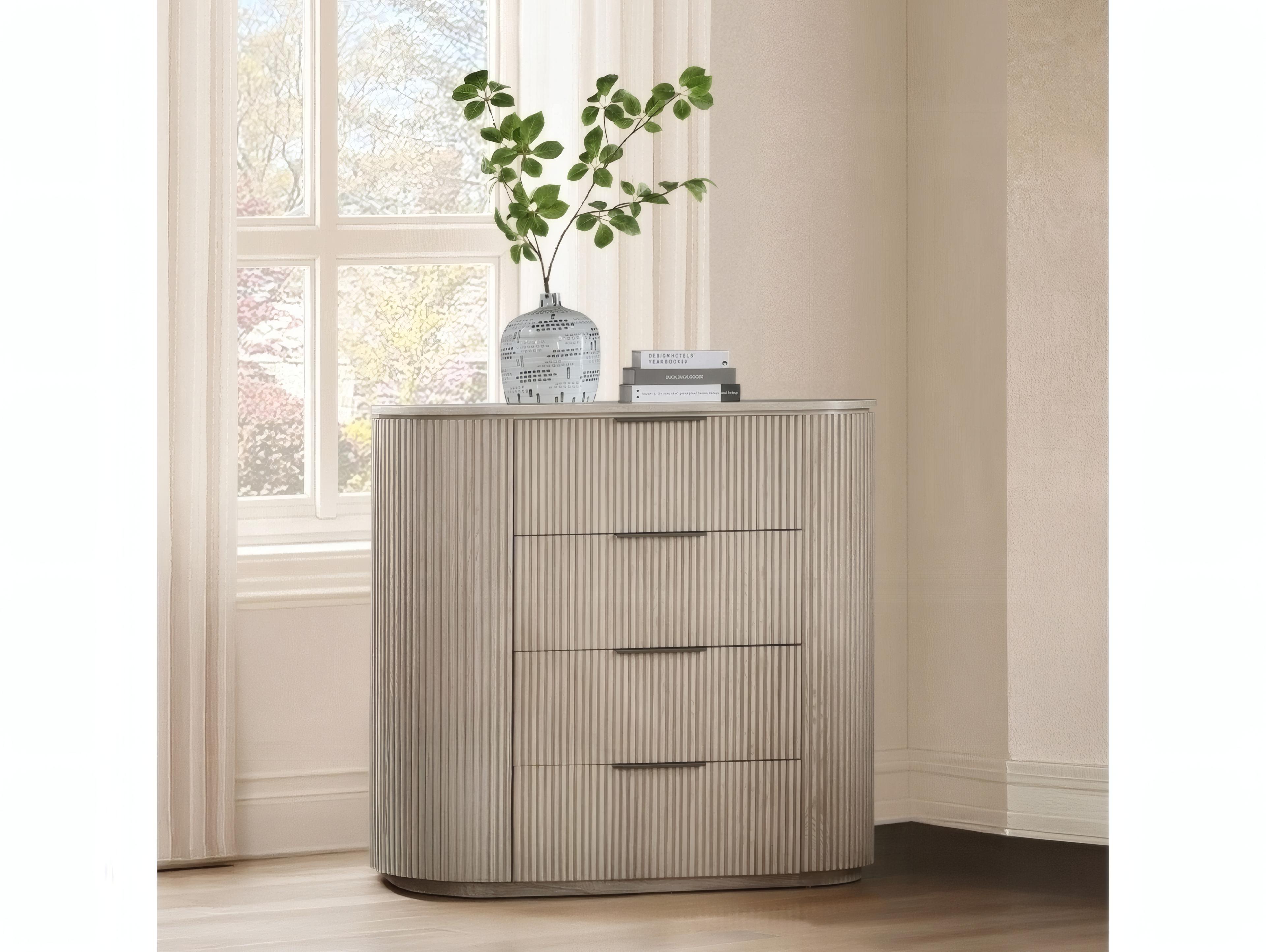 Acme Furniture Leanna Light Oak Beige Wood Accent Chest