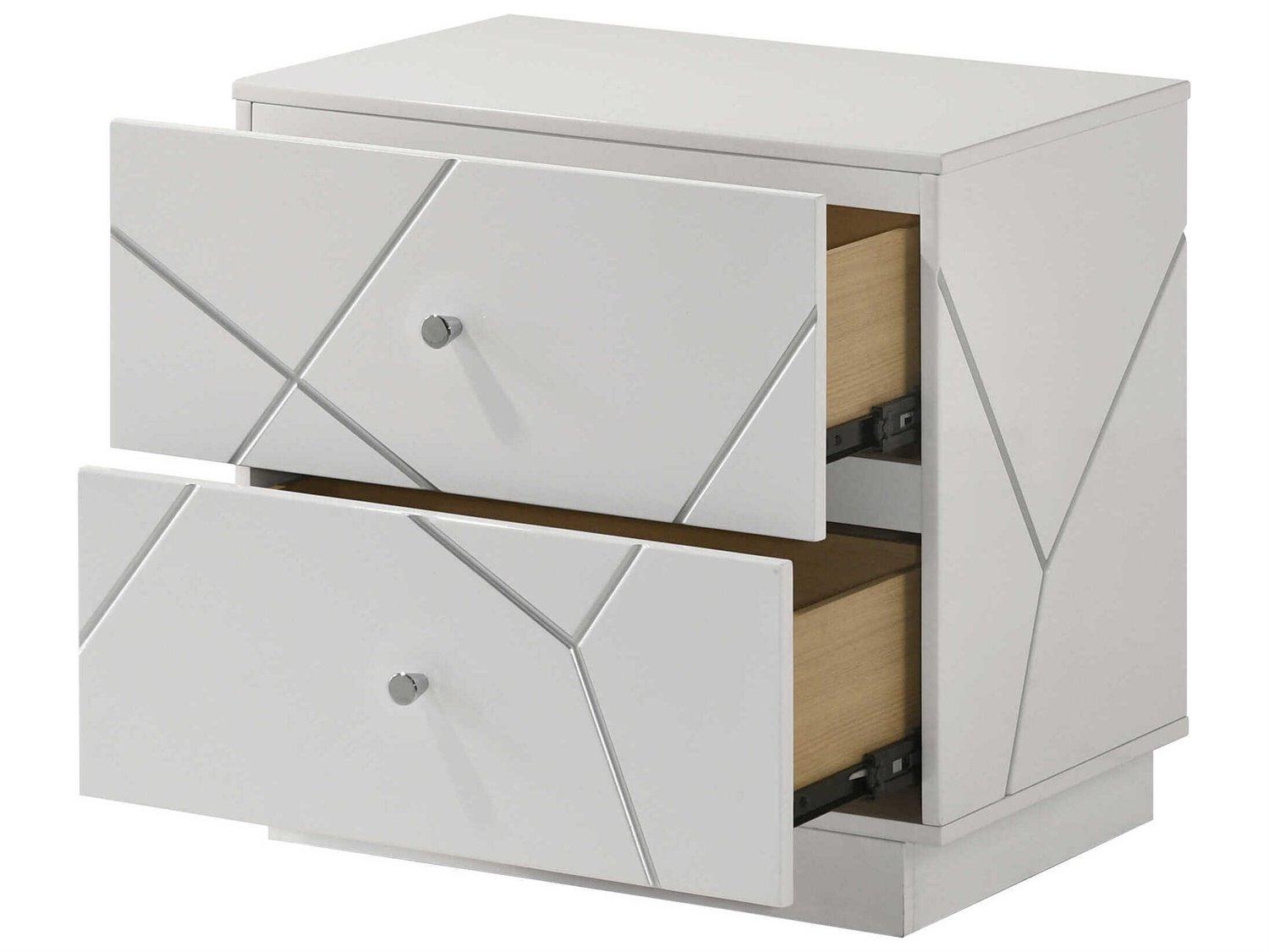 Acme Furniture Esther 2-Drawers Plywood Nightstand