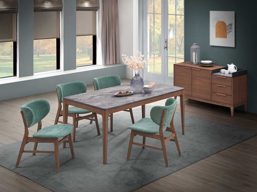 Acme Furniture Bevis Rubberwood Dining Room Set