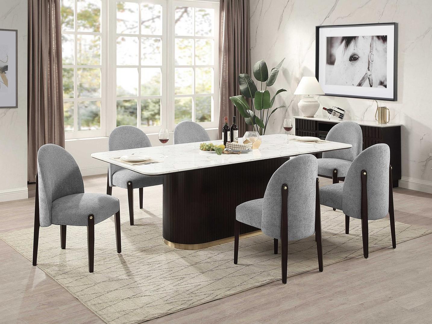 Acme Furniture Clayten Plywood Dining Room Set
