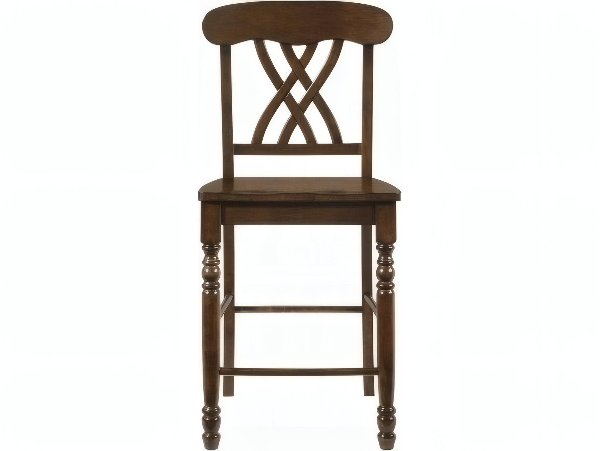 Acme Furniture Dylan Walnut Rubberwood Counter Stool