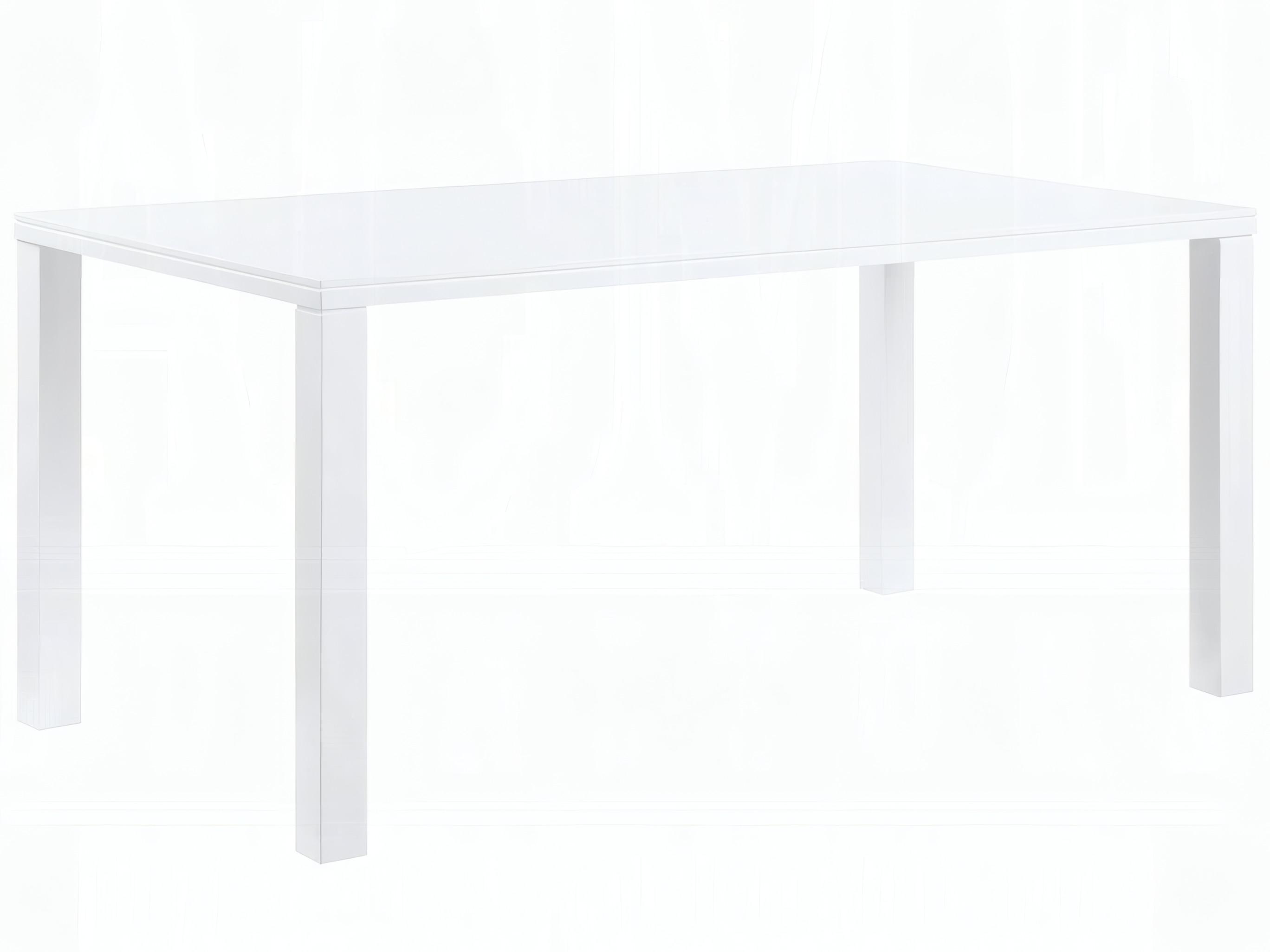 Acme Furniture Pagan Rectangular Wood White High Gloss Dining Table