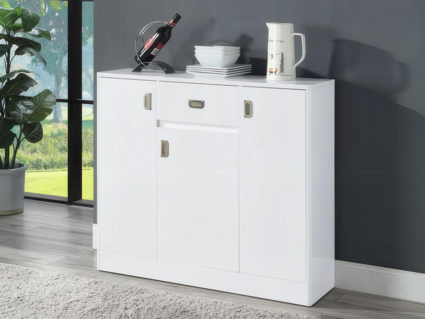 Acme Furniture Pagan 41" White High Gloss Sideboard