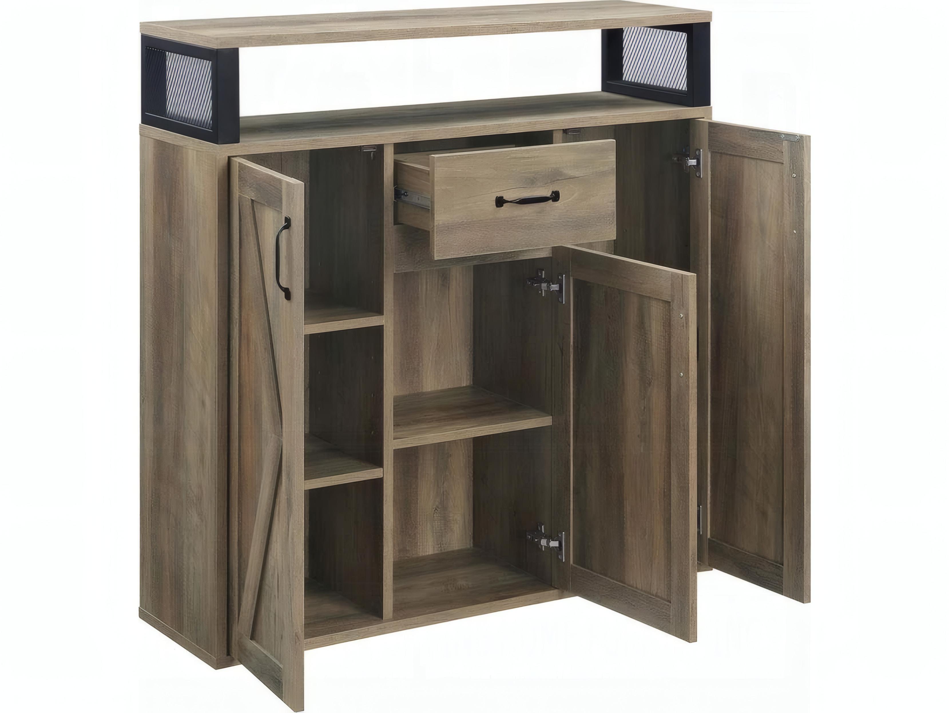 Acme Furniture Abiram 39" Rustic Oak Sideboard