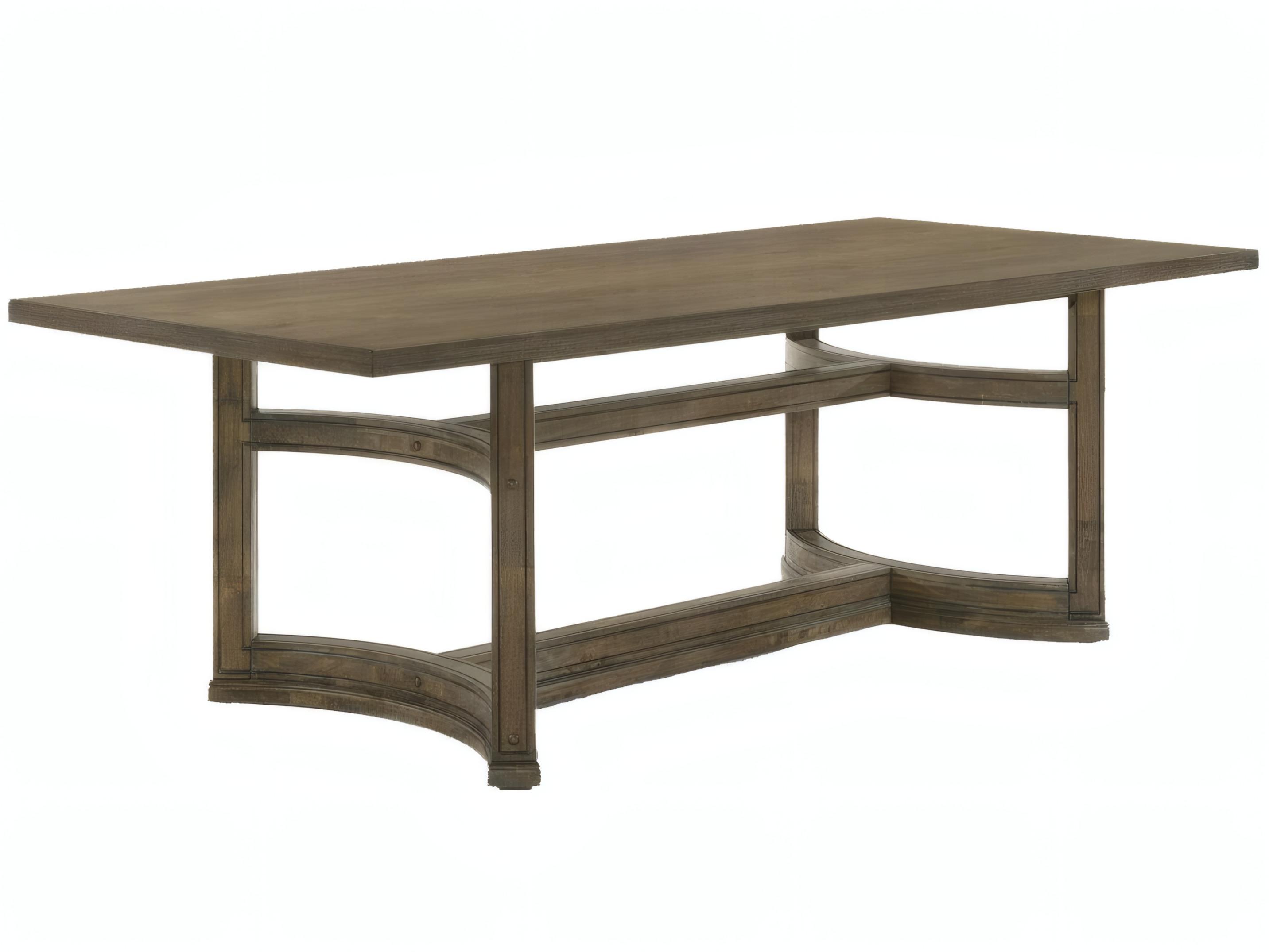 Acme Furniture Parfield Rectangular Wood Weathered Oak Dining Table