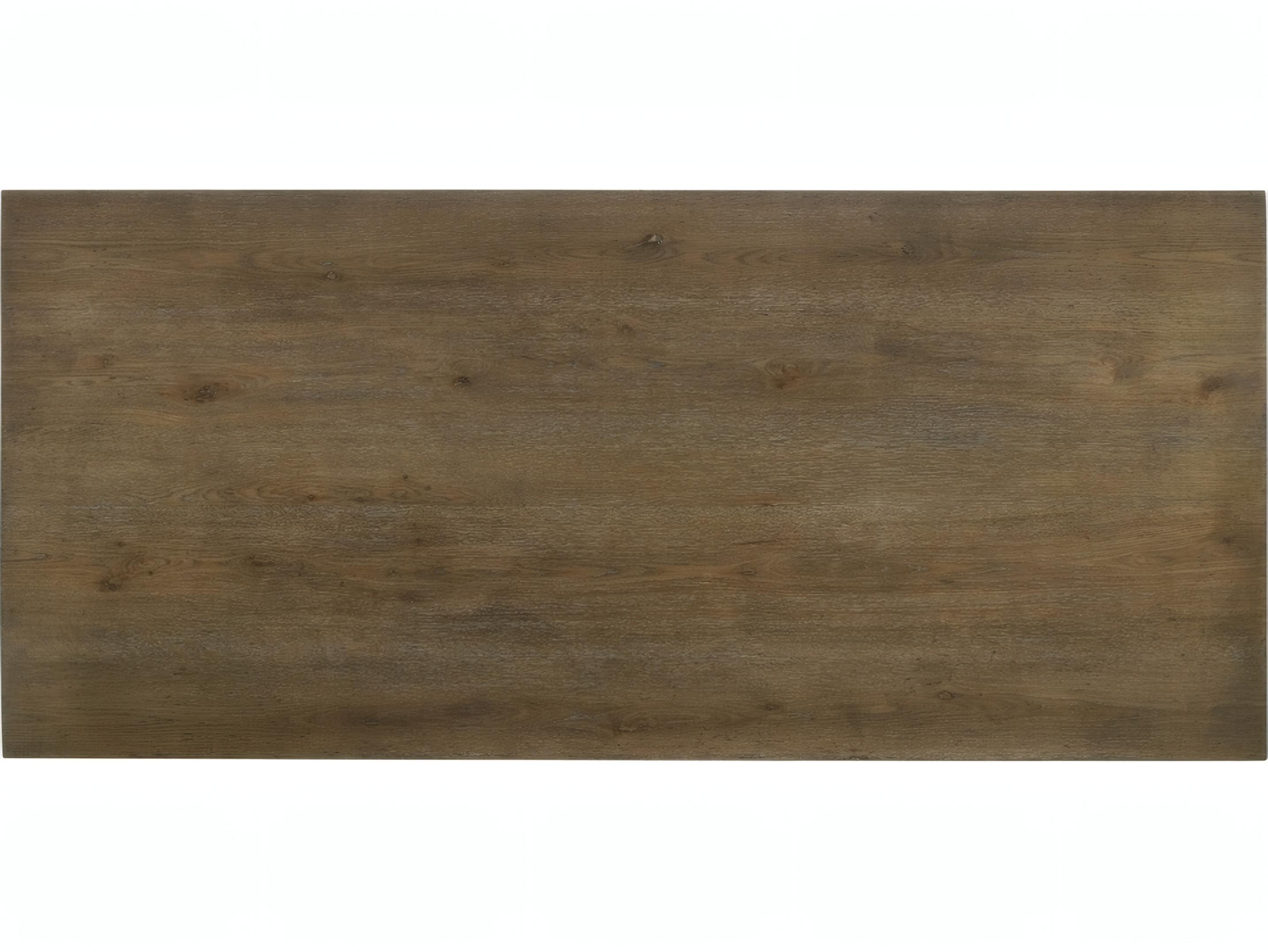 Acme Furniture Parfield Rectangular Wood Weathered Oak Dining Table