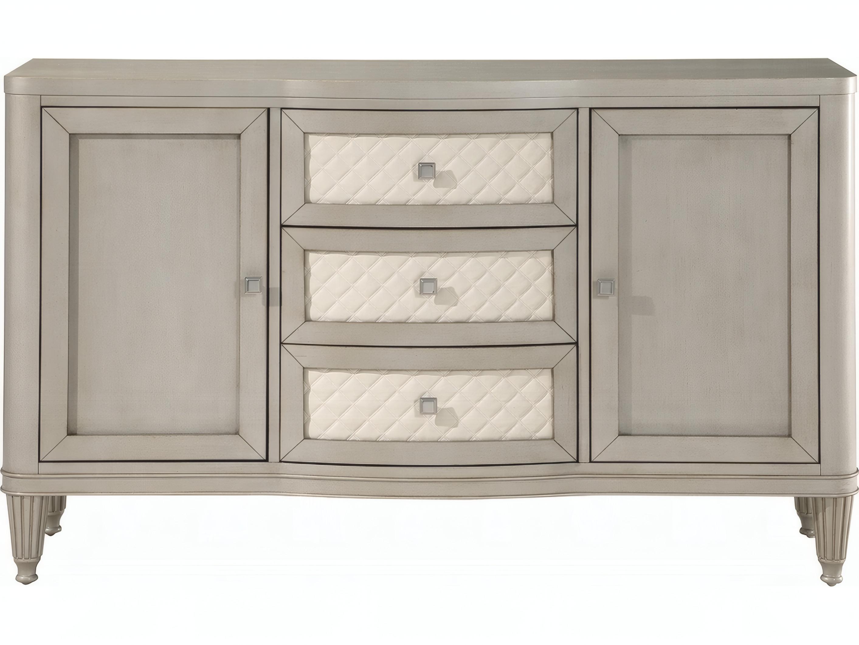 Acme Furniture Kasa 56" Rubberwood Champagne Sideboard