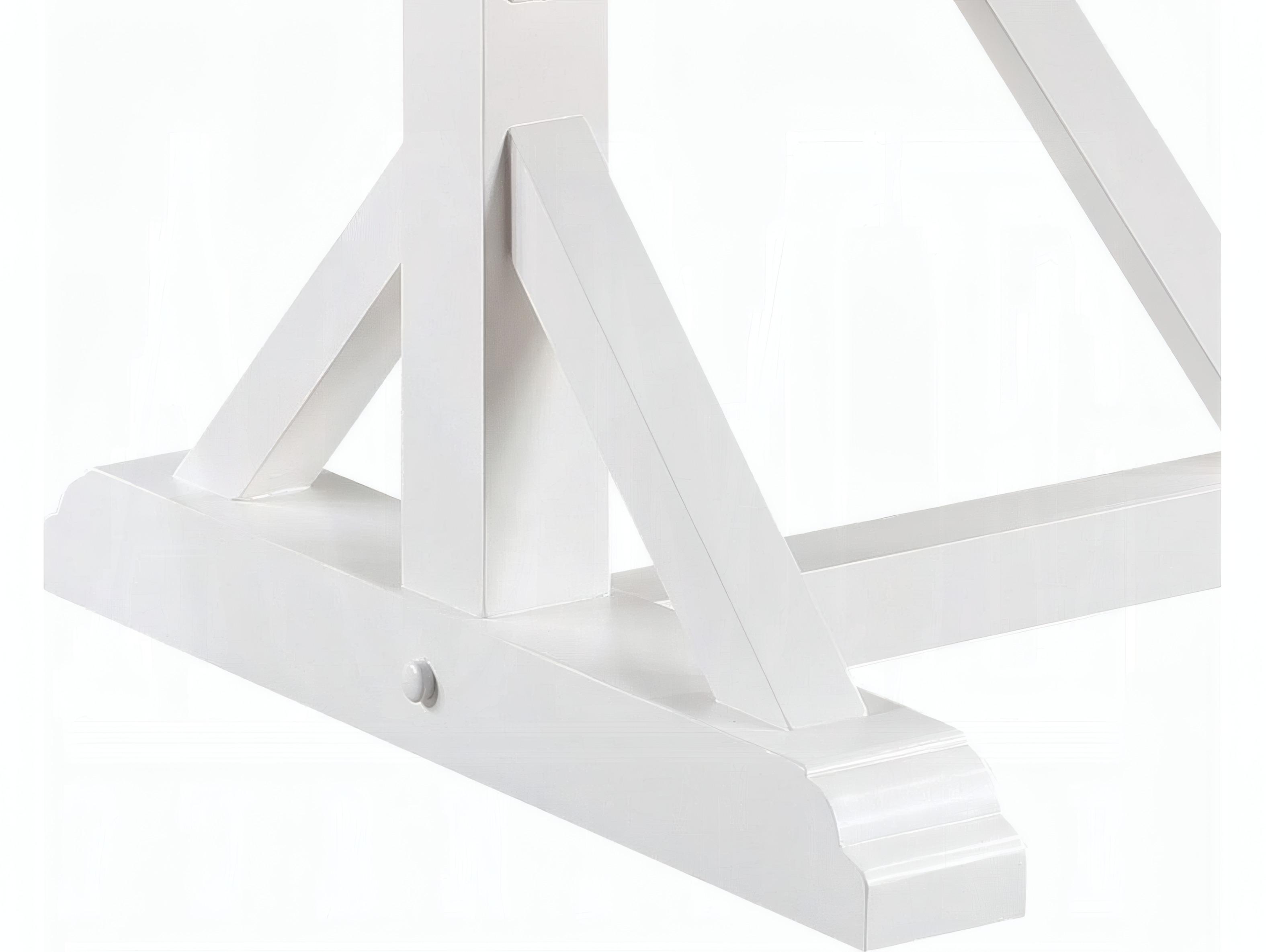 Acme Furniture Hollyn Rectangular Faux Stone Engineered White Dining Table