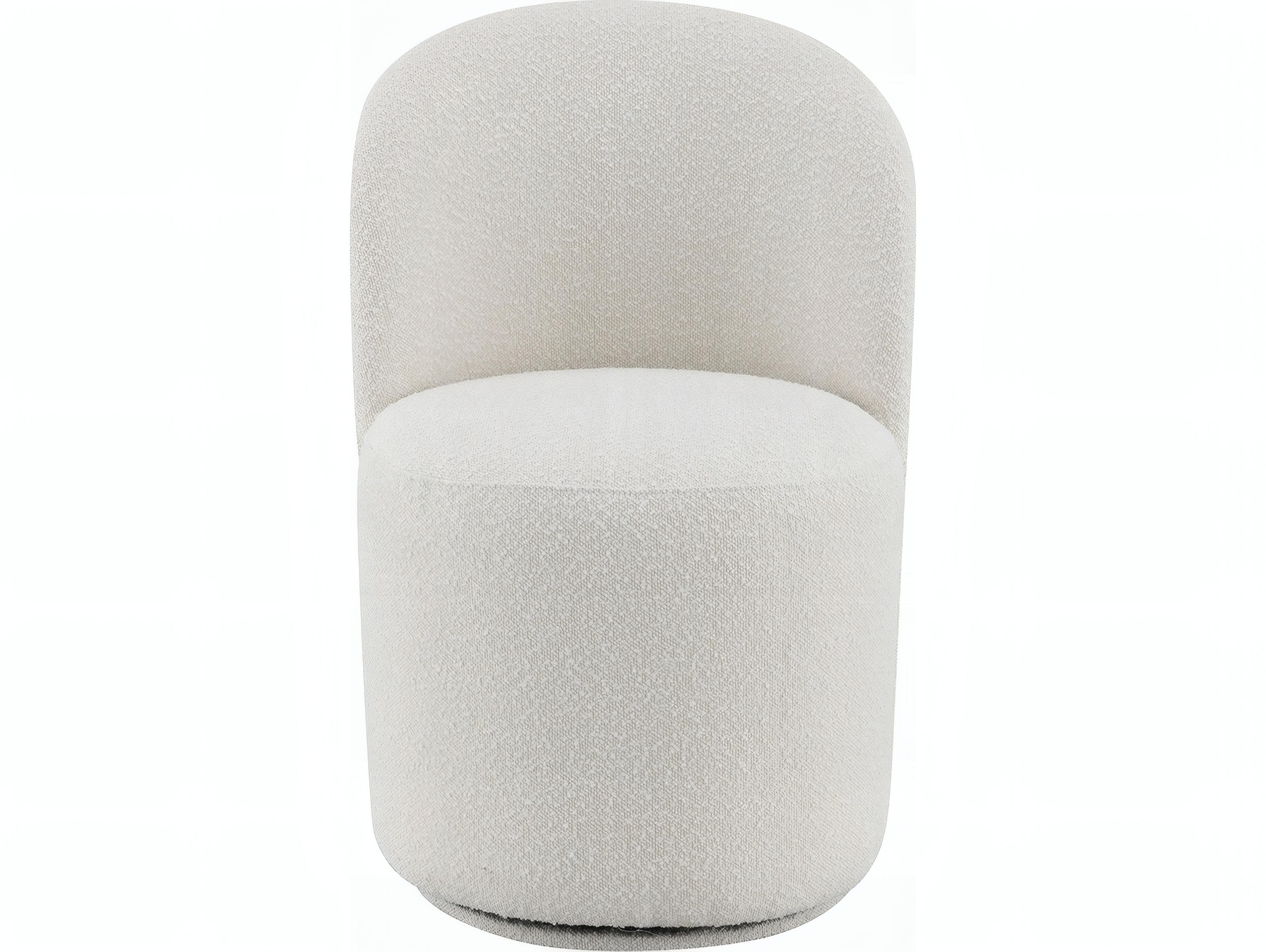 Acme Furniture Hollis Plywood Beige Upholstered Armless Dining Chair Set of 2