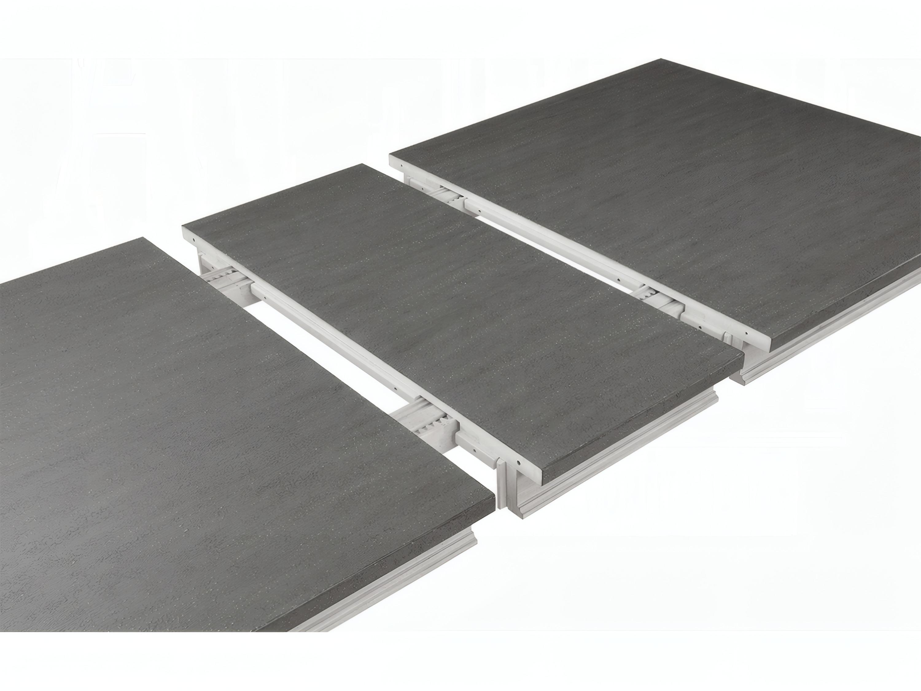 Acme Furniture Katia Rectangular Wood Gray Weathered White Dining Table