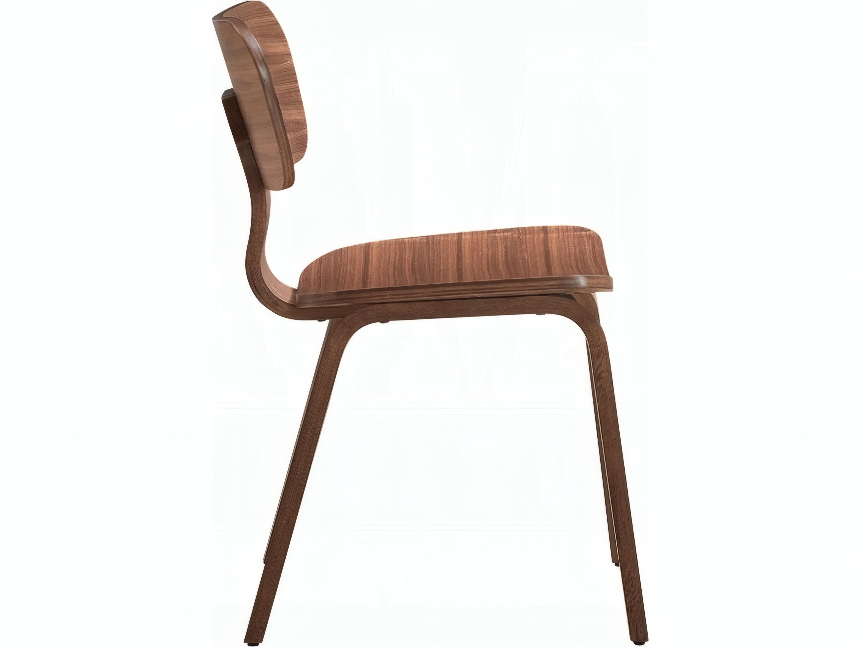 Acme Furniture Casson Plywood Brown Armless Dining Chair Set of 2