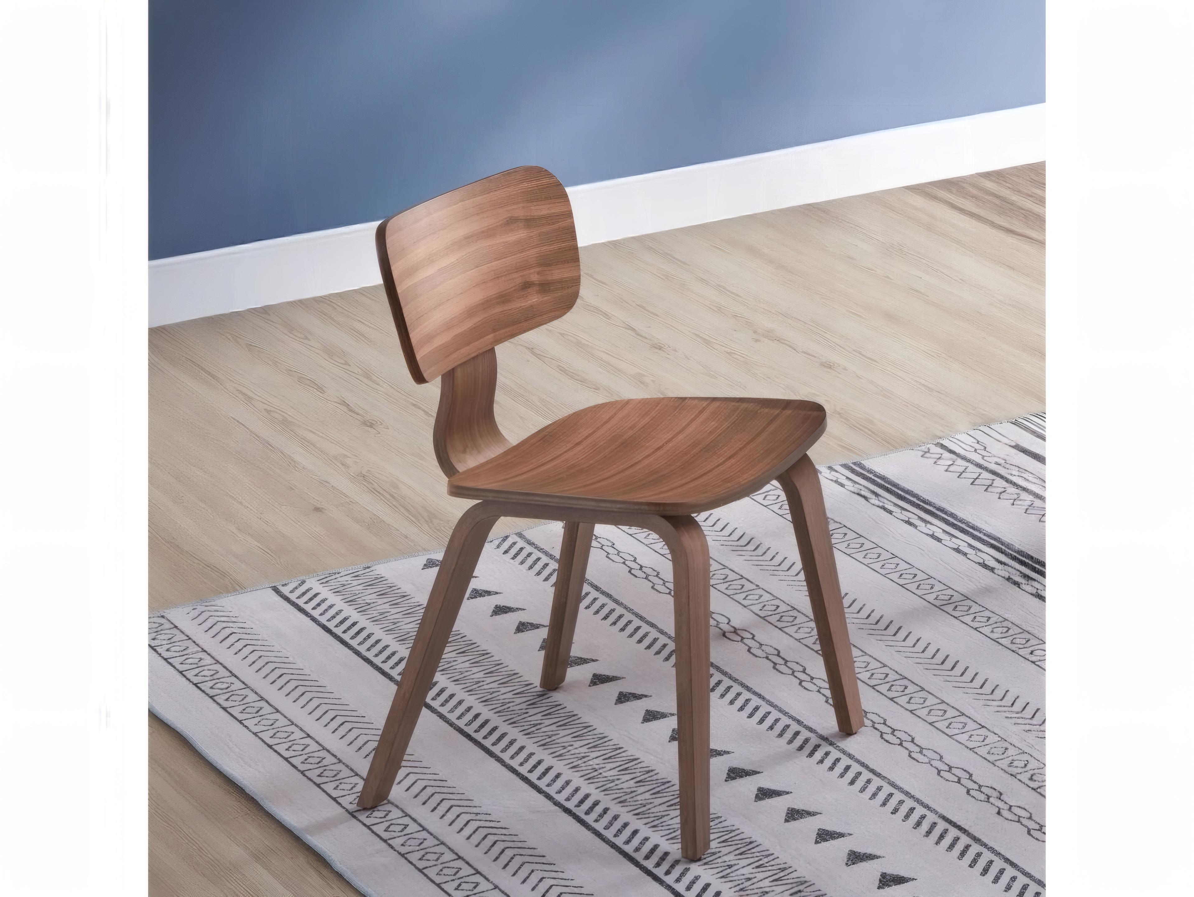 Acme Furniture Casson Plywood Brown Armless Dining Chair Set of 2