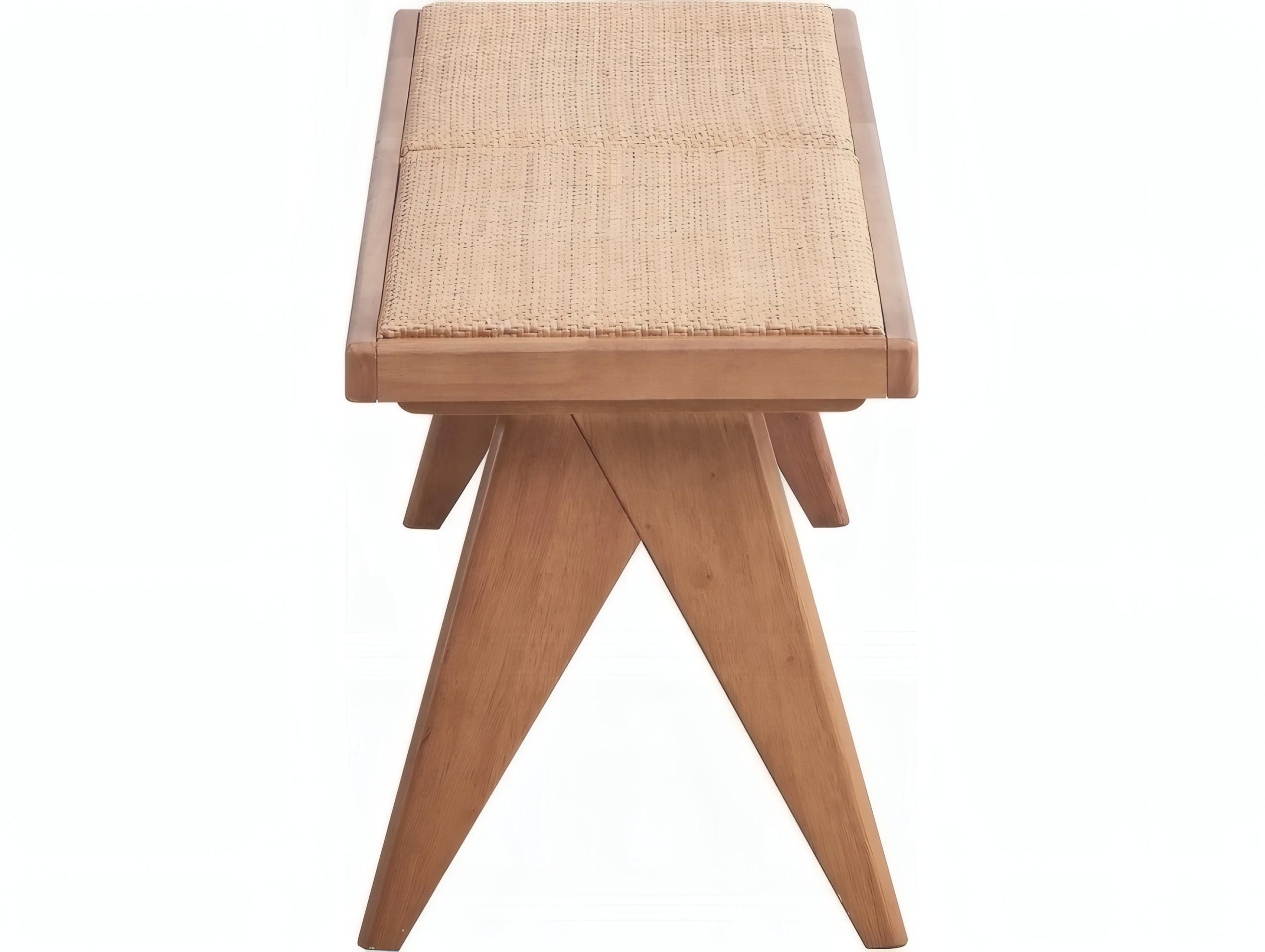 Acme Furniture Velentina Rattan Natural Brown Accent Bench