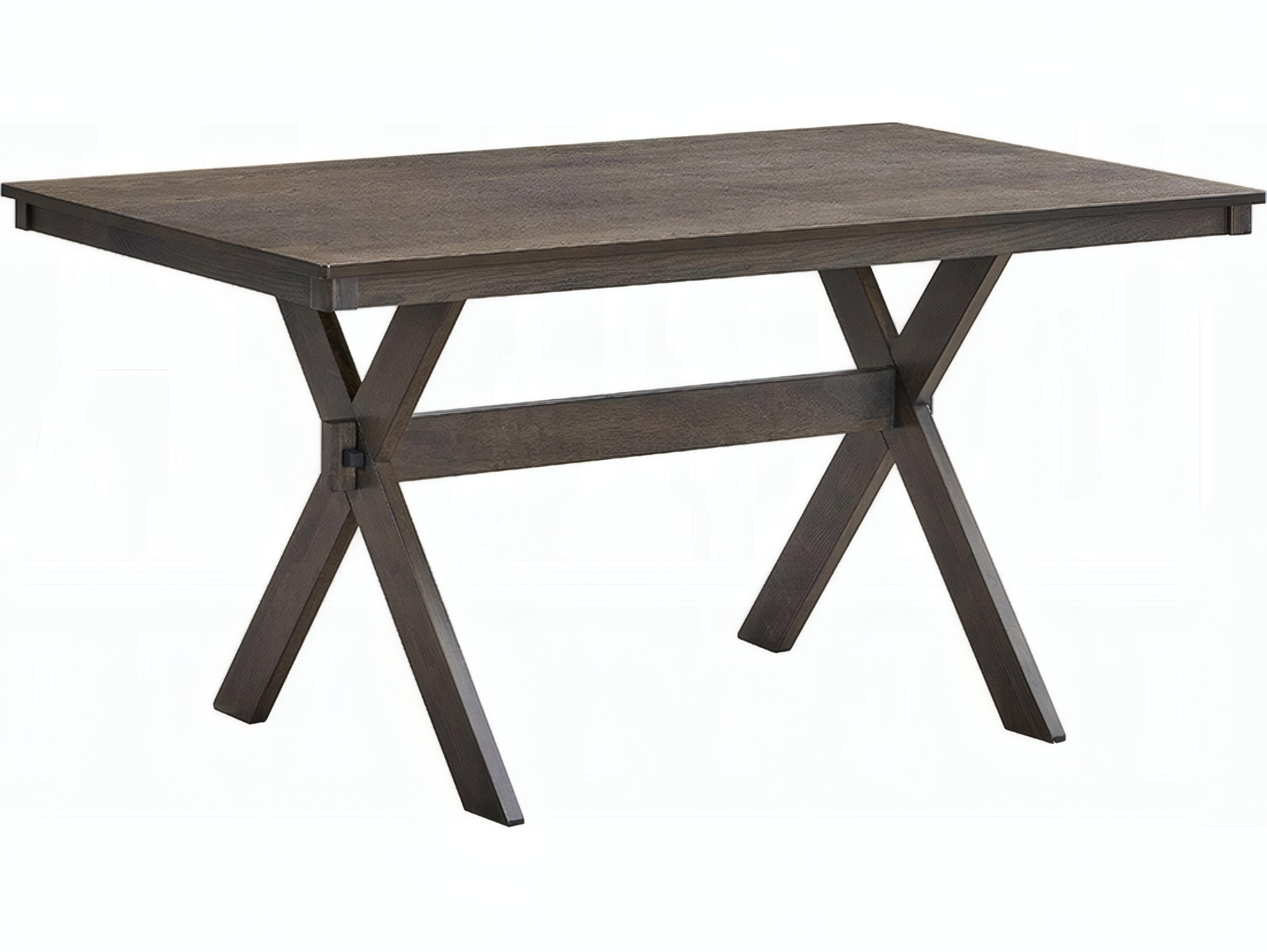Acme Furniture Marit Rectangular Wood Gray Dining Table