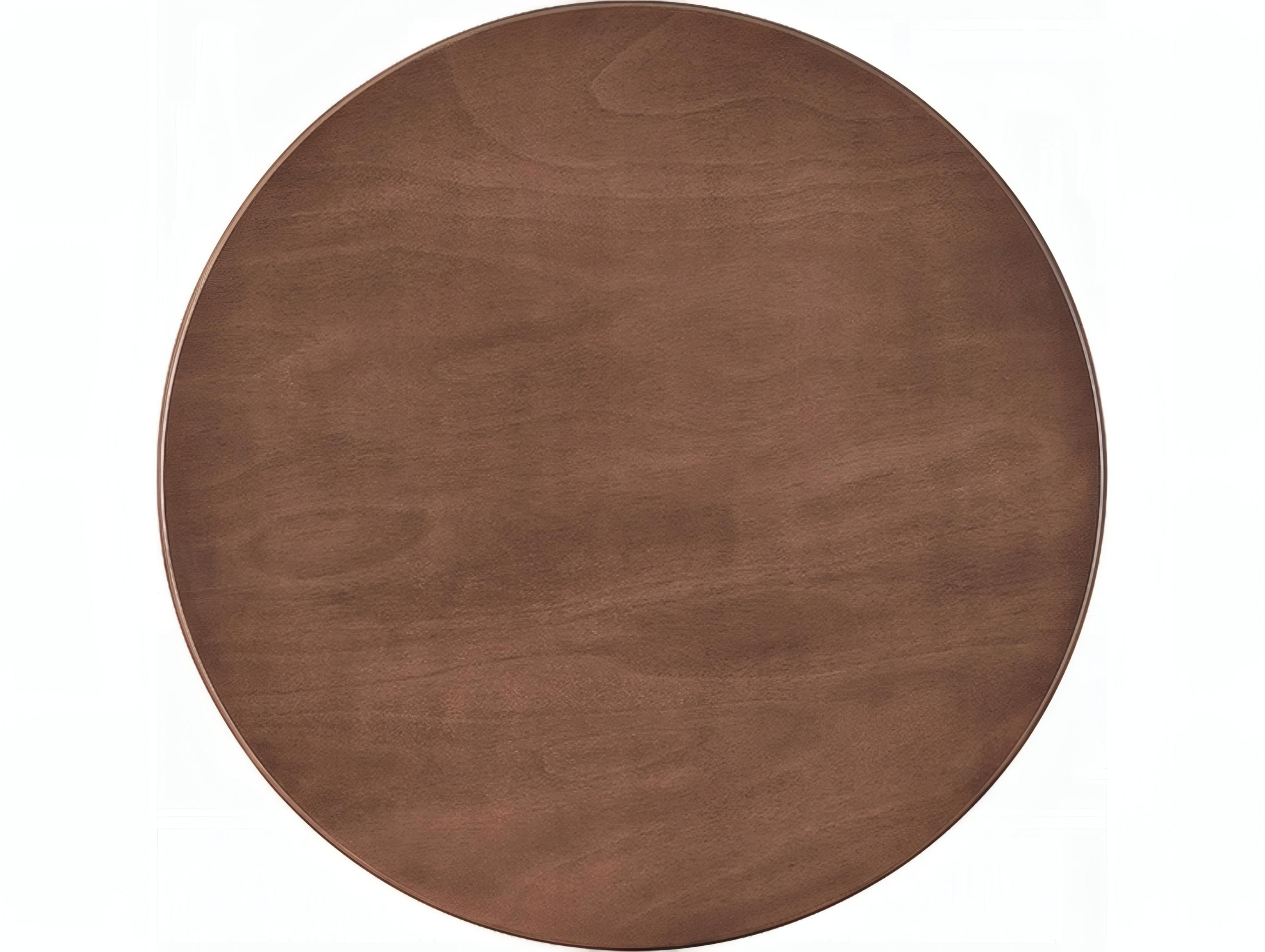 Acme Furniture Ferris Round Wood Brown Dining Table