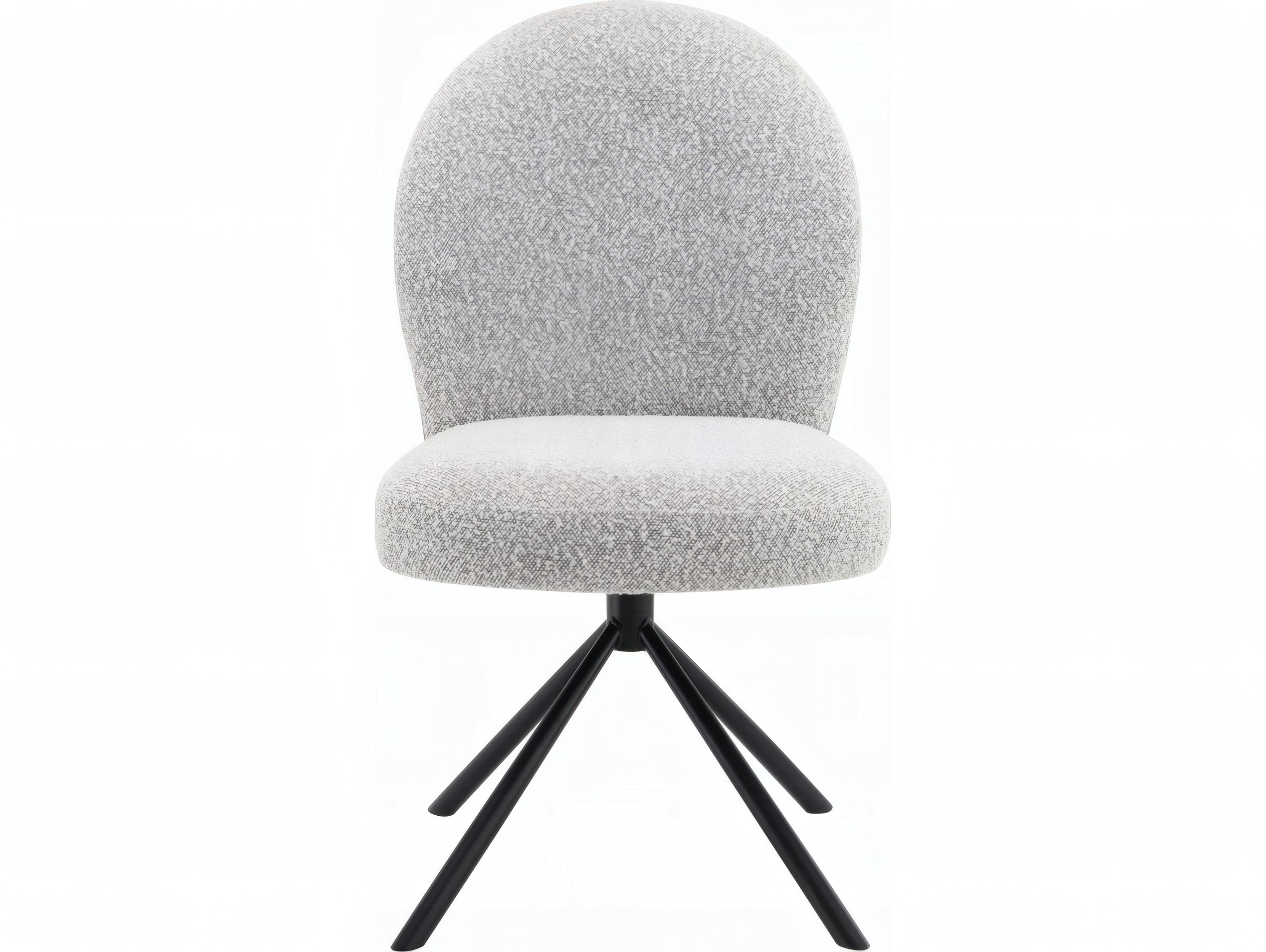 Acme Furniture Lawton Black Upholstered Armless Dining Chair Set of 2