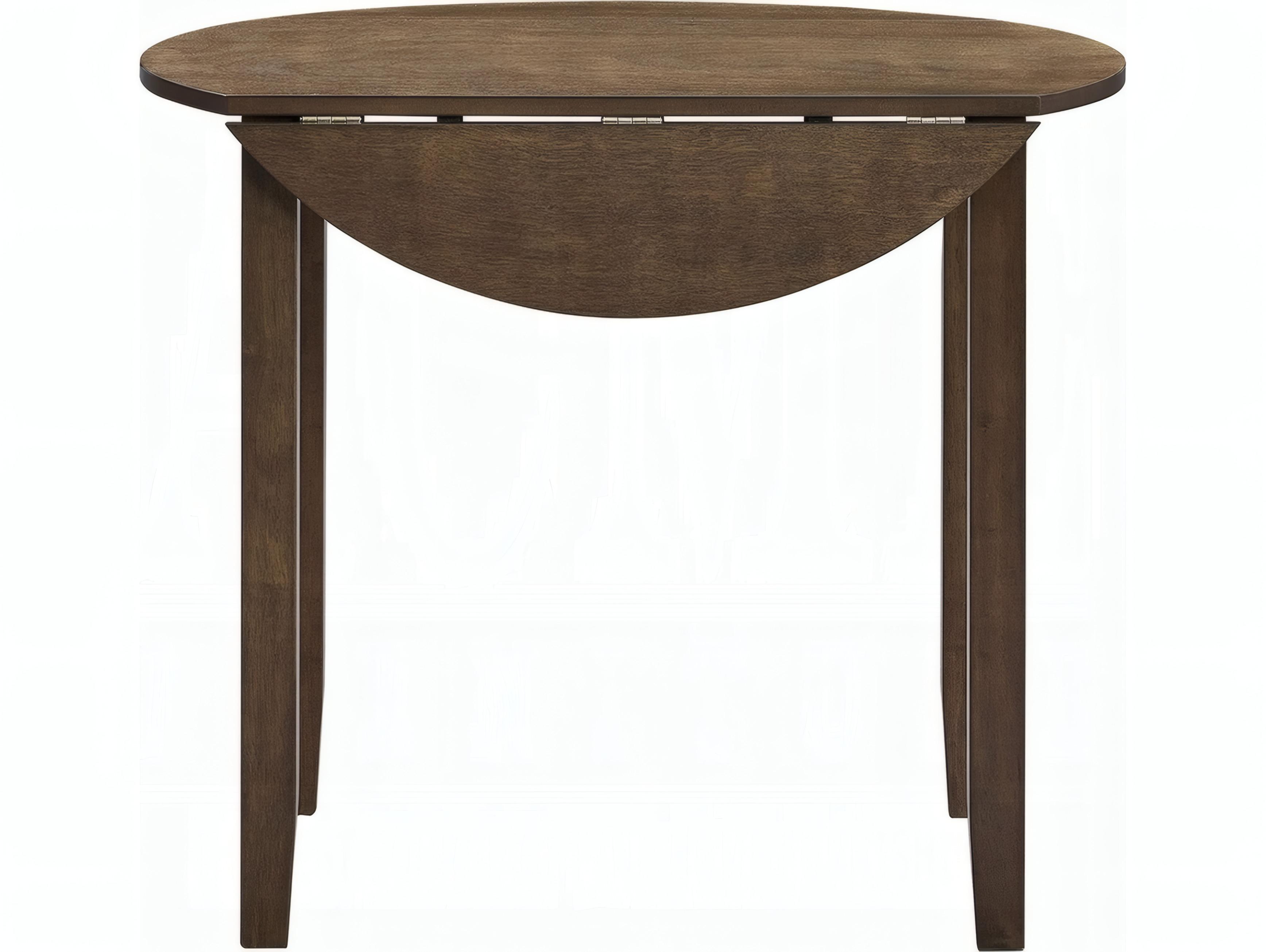 Acme Furniture Damica Round Wood Walnut Dining Table