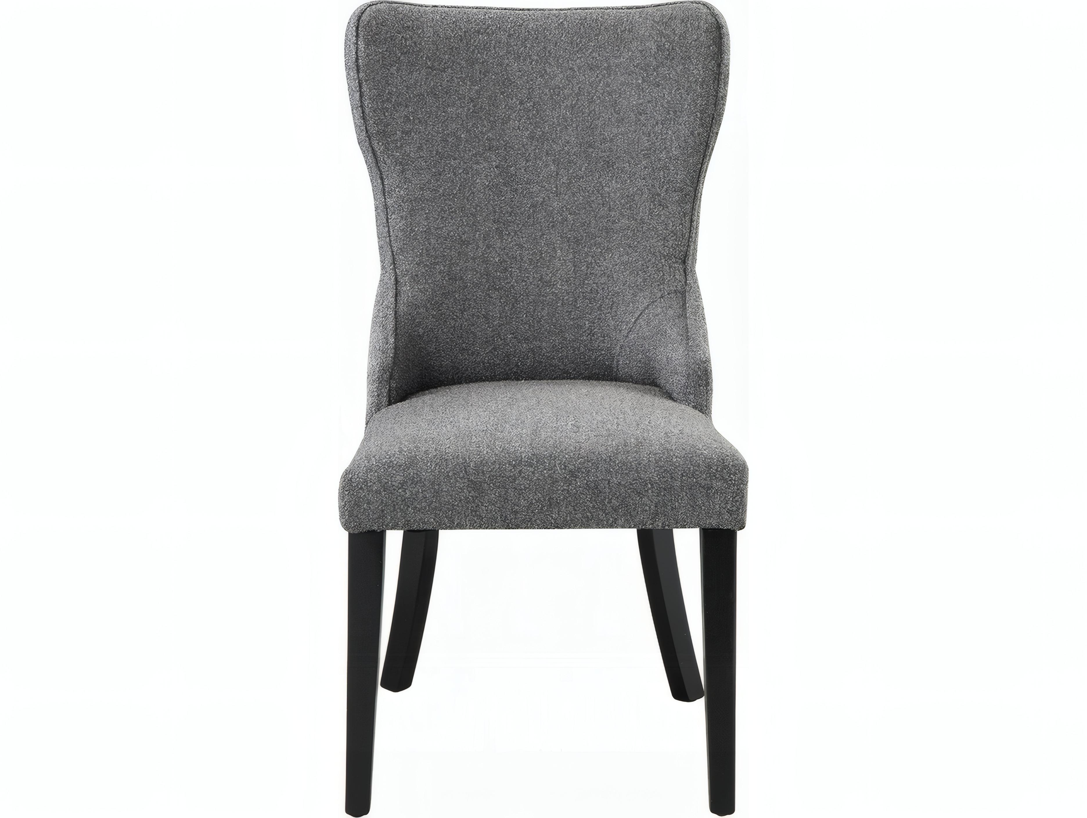 Acme Furniture Marioly Gray Upholstered Armless Dining Chair Set of 2