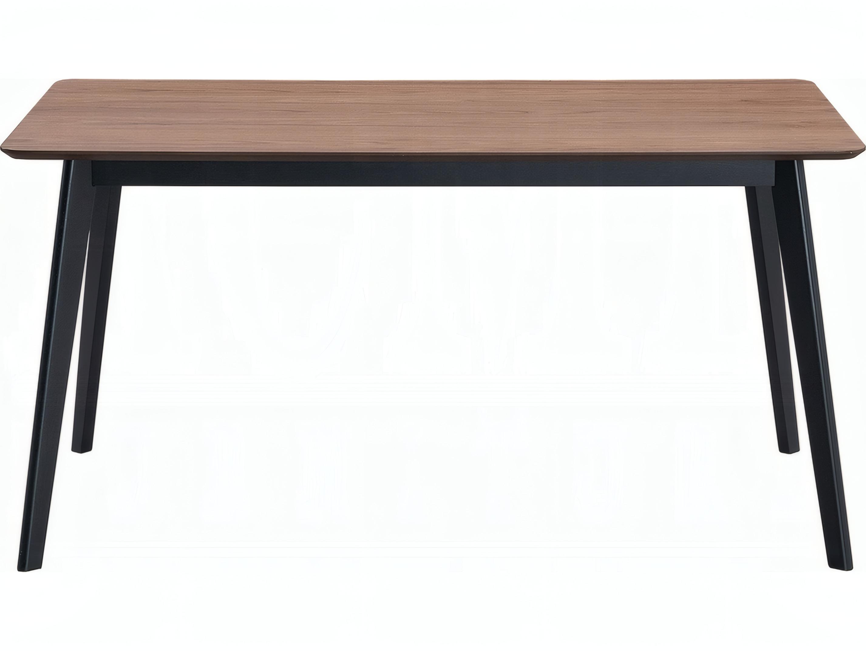 Acme Furniture Rebi Rectangular Wood Walnut Black Dining Table