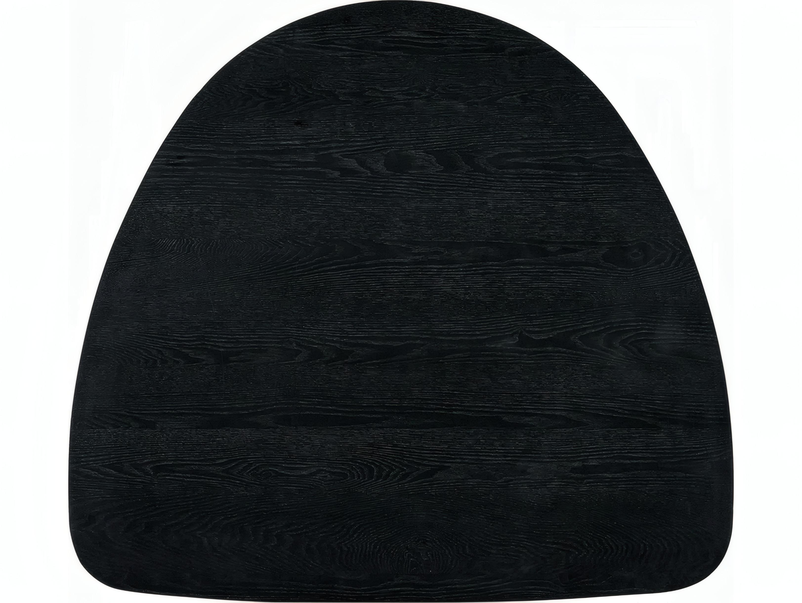 Acme Furniture Real Rectangular Wood Black Dining Table