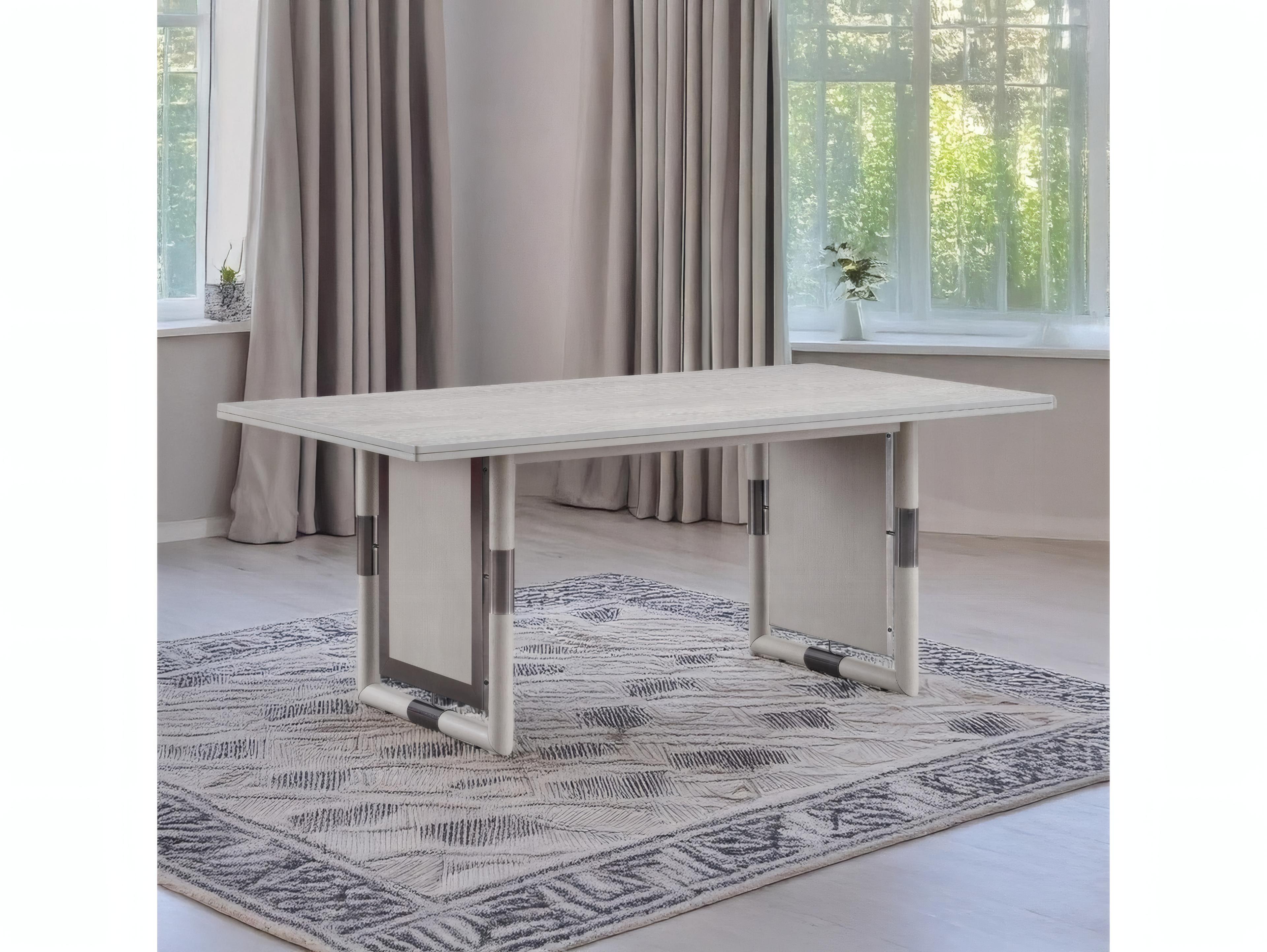 Acme Furniture Marta Rectangular Wood Natural Dining Table