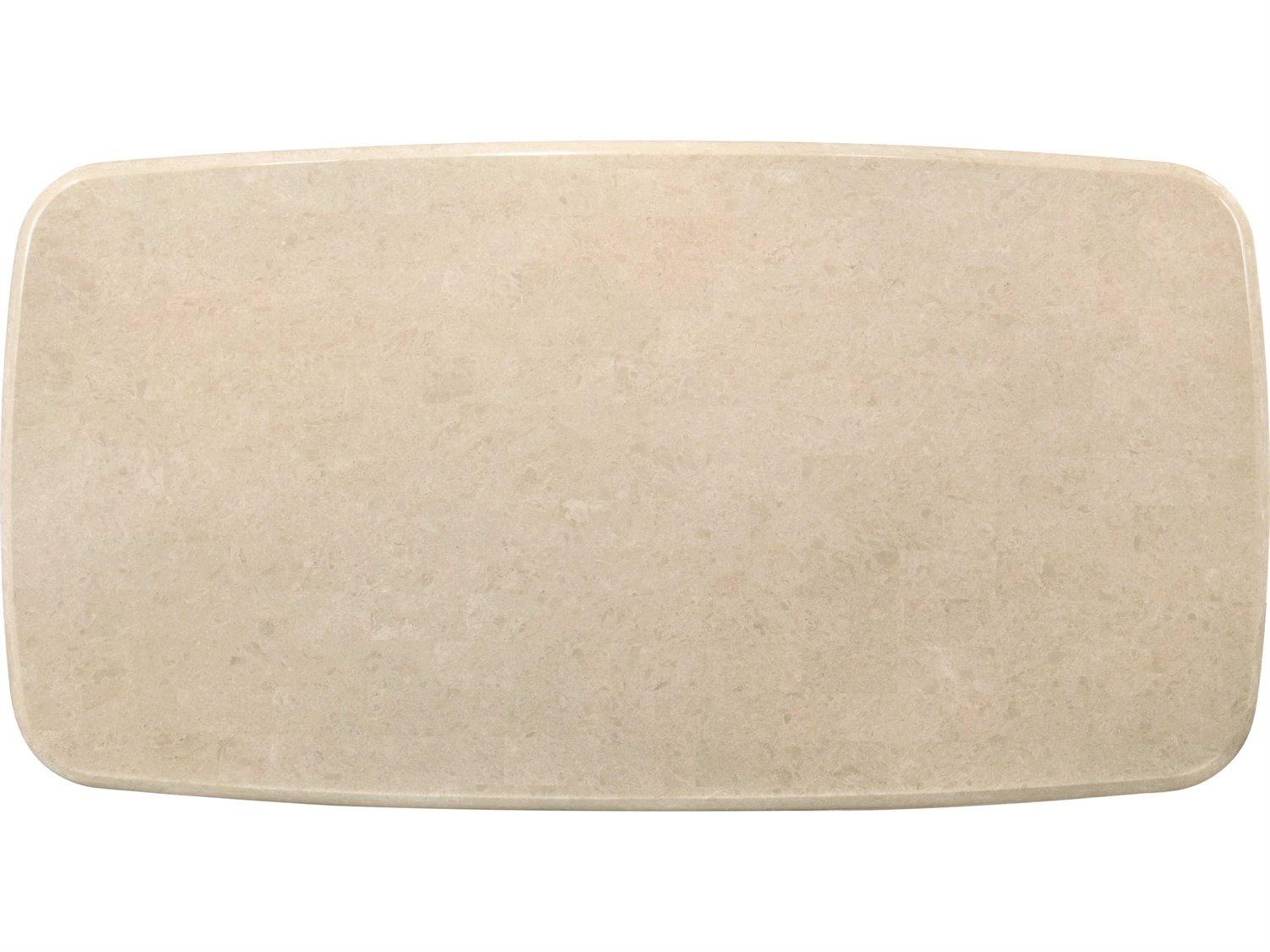 Acme Furniture Kasha Rectangular Natural Marble Vintage Oak Dining Table