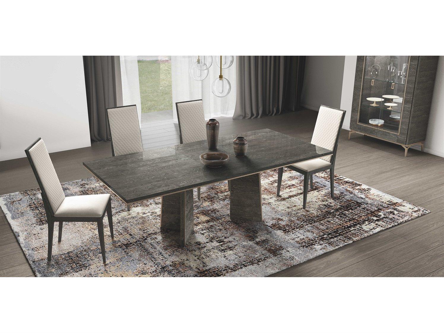 Acme Furniture Venezia Rectangular Wood Gray Dining Table