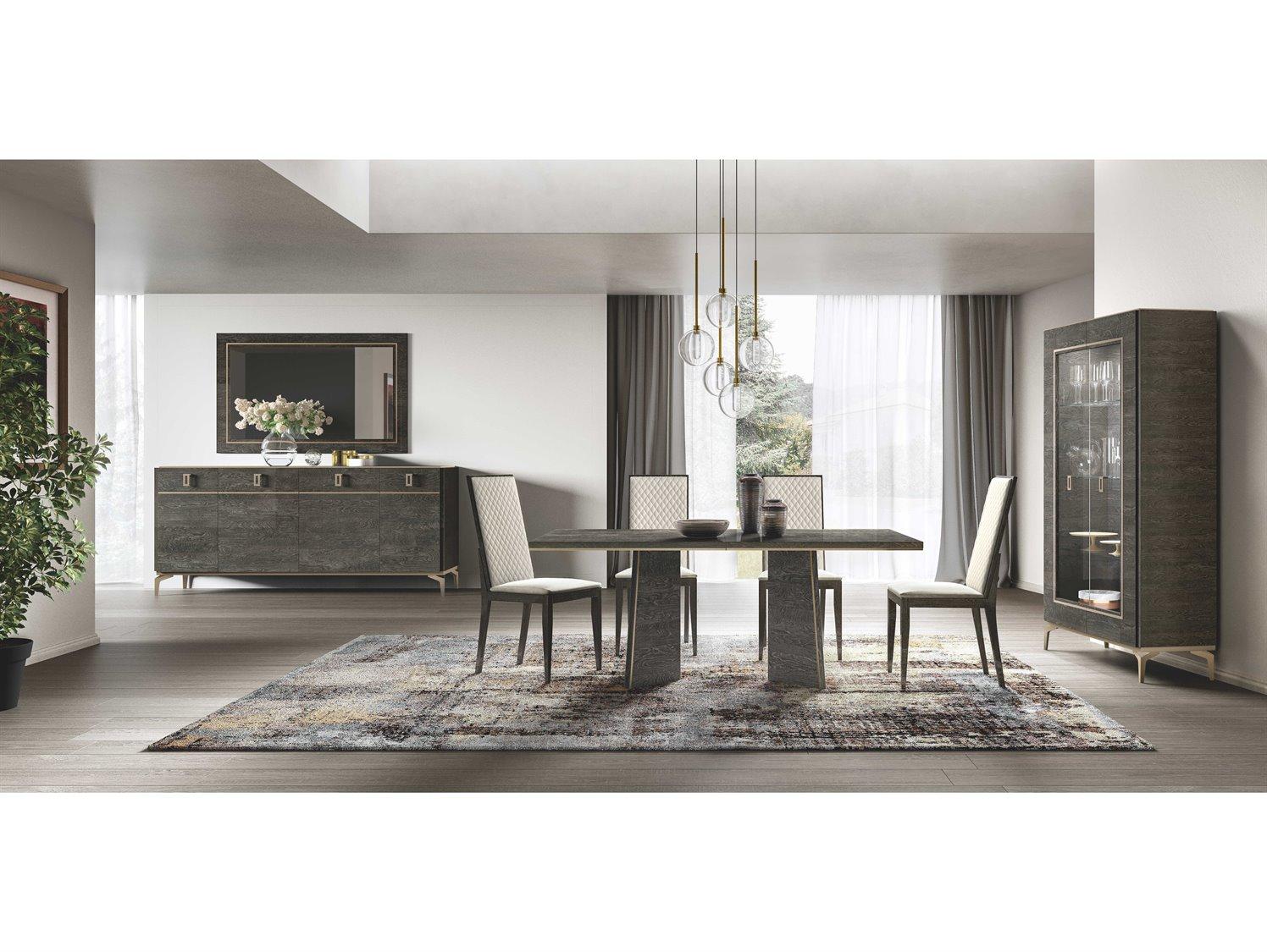 Acme Furniture Venezia Plywood Gray Bar Cabinet