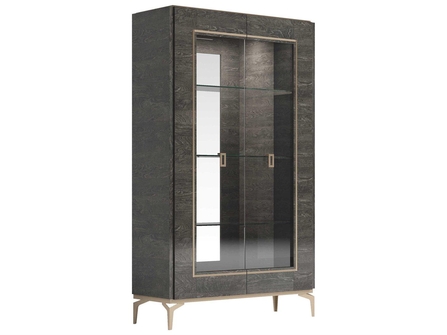 Acme Furniture Venezia Plywood Gray Bar Cabinet
