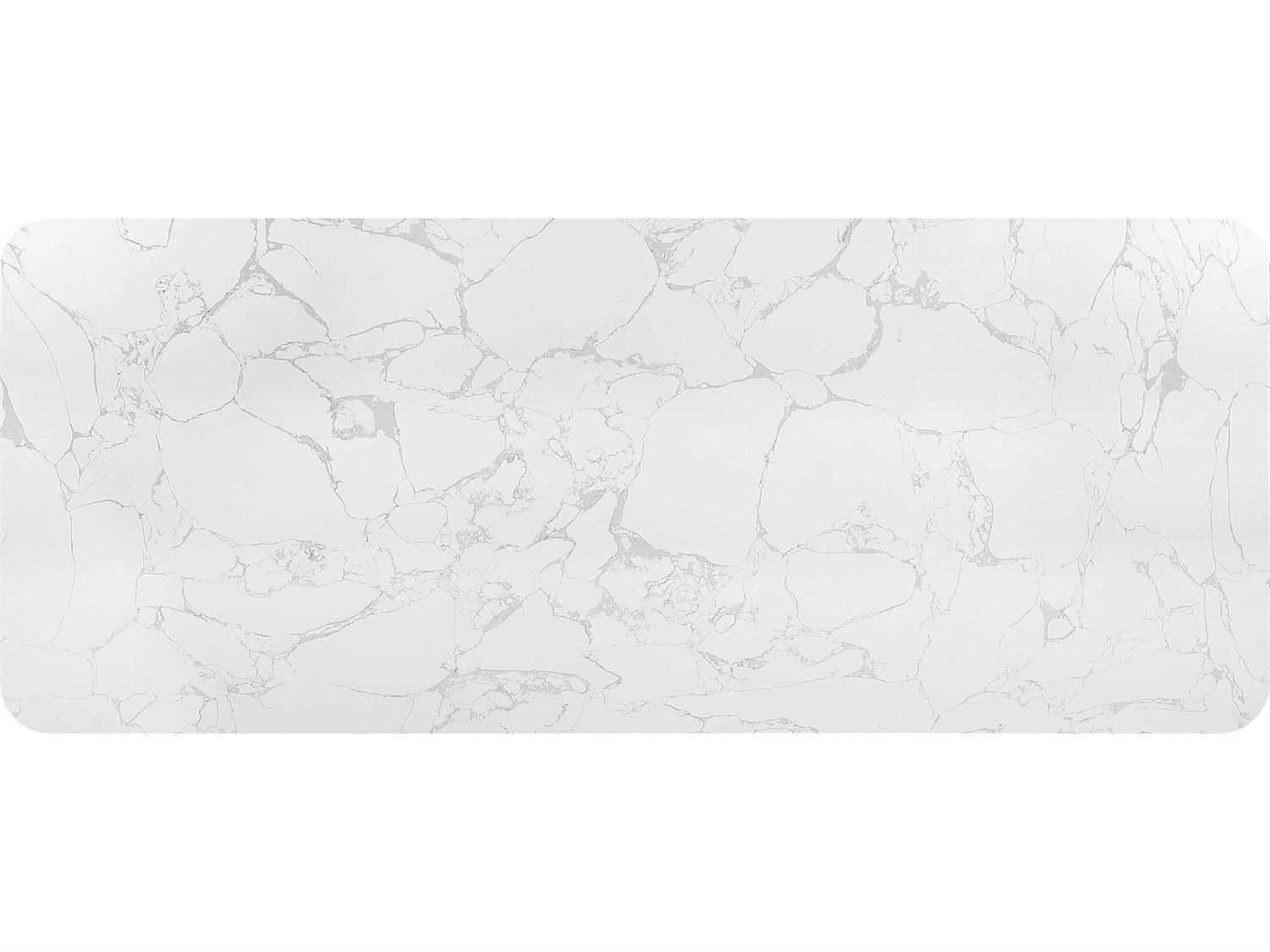 Acme Furniture Clayten Rectangular Engineering Marble Top Espresso Dining Table