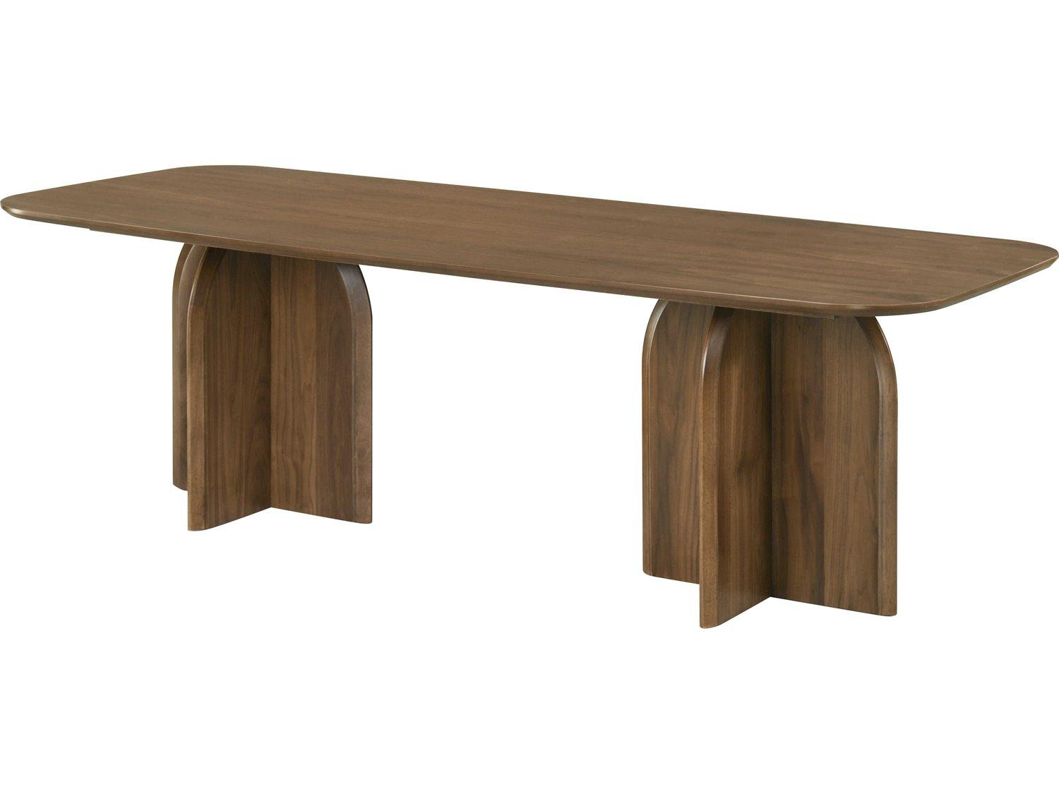 Acme Furniture Delmon Rectangular Wood Dark Walnut Dining Table