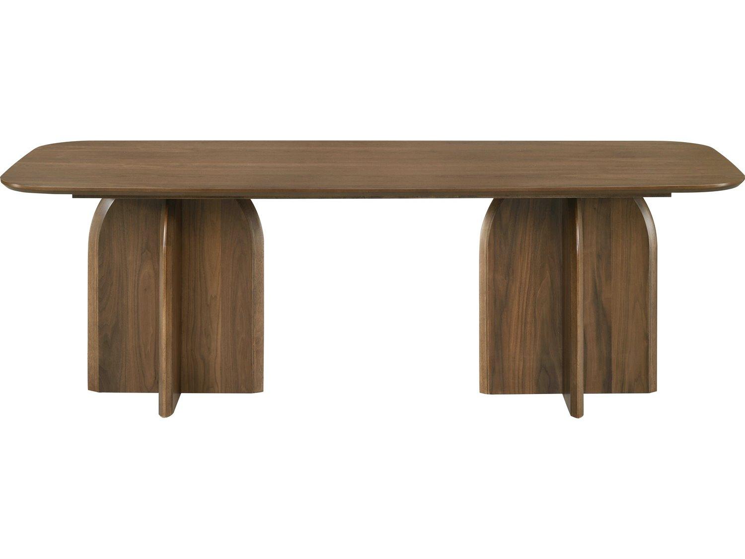 Acme Furniture Delmon Rectangular Wood Dark Walnut Dining Table