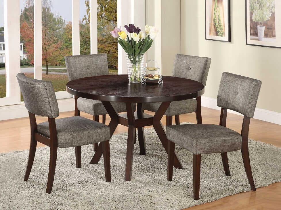 Acme Furniture Drake Rubberwood Dining Room Set
