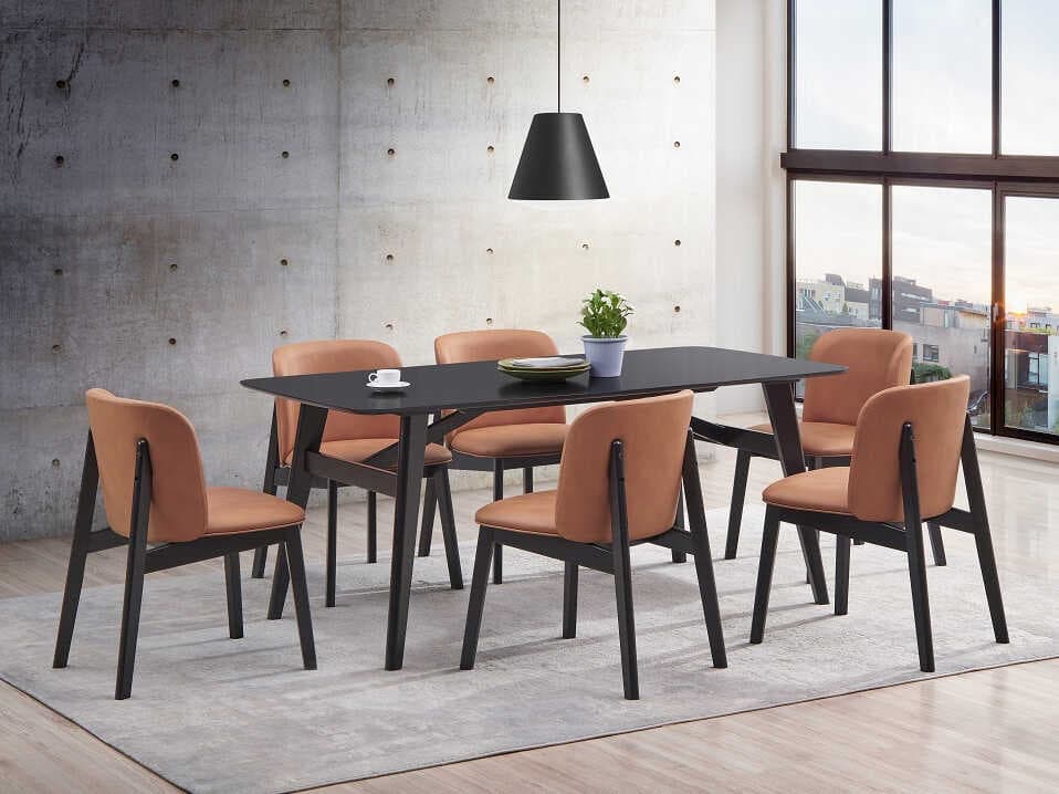 Acme Furniture Eliora Rubberwood Dining Room Set
