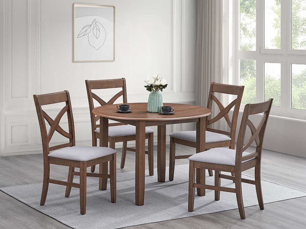 Acme Furniture Ferris Rubberwood Dining Room Set