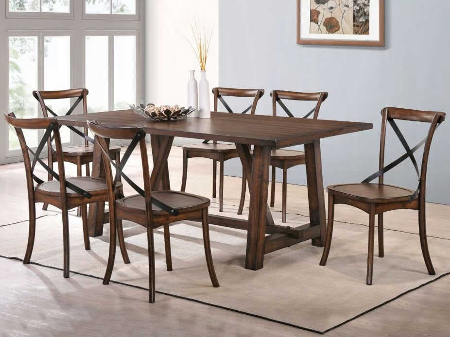Acme Furniture Kaelyn Rubberwood Dining Room Set