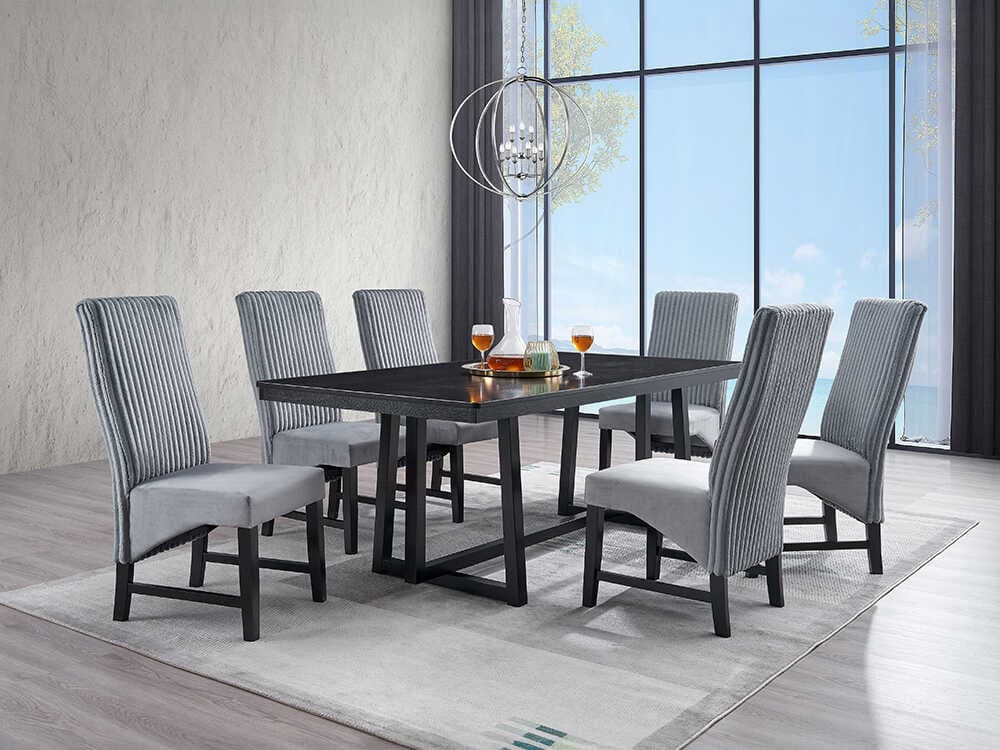 Acme Furniture Kini Rubberwood Dining Room Set