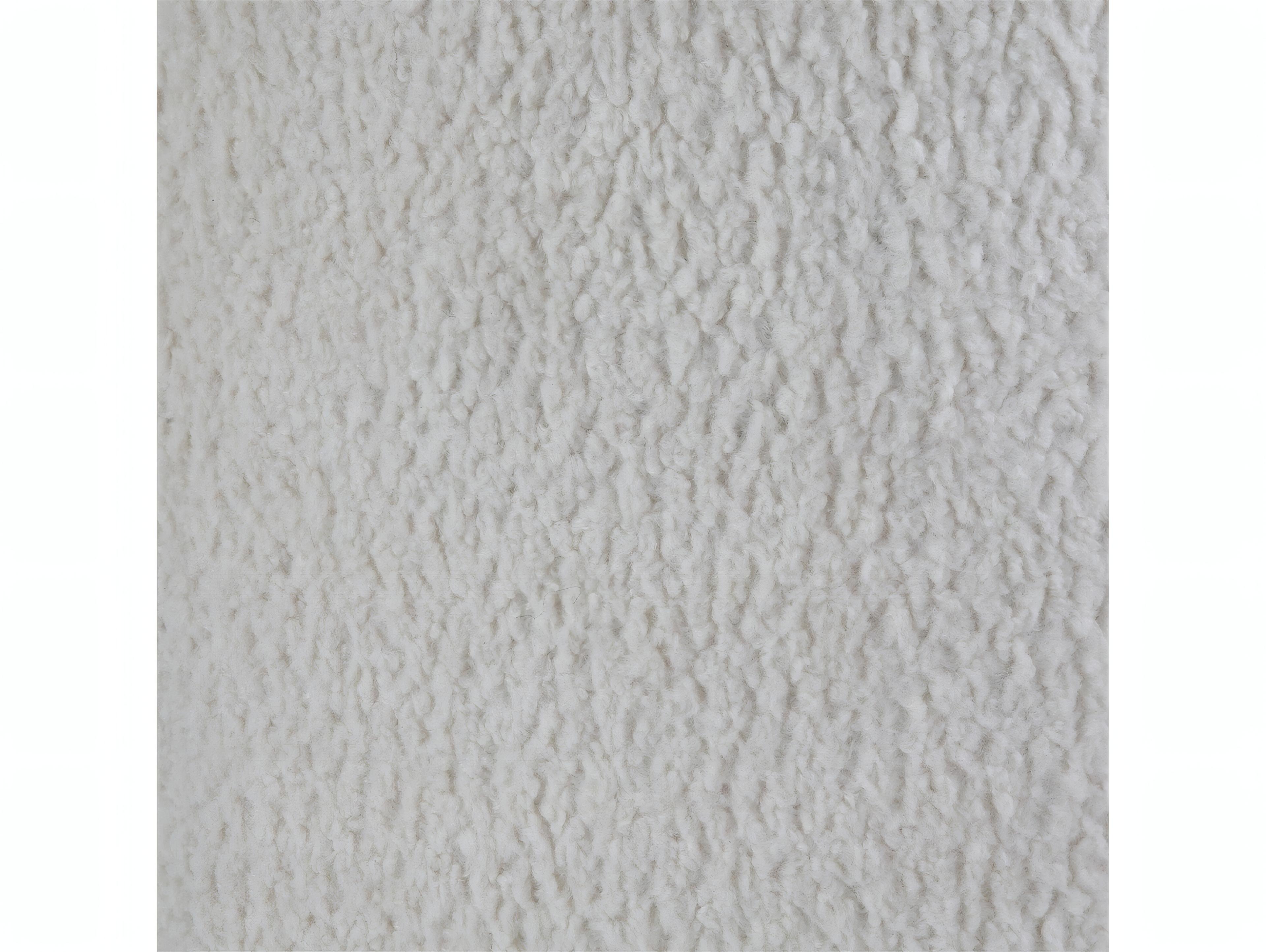 Acme Furniture Osmash White Teddy Sherpa Upholstered Sofa