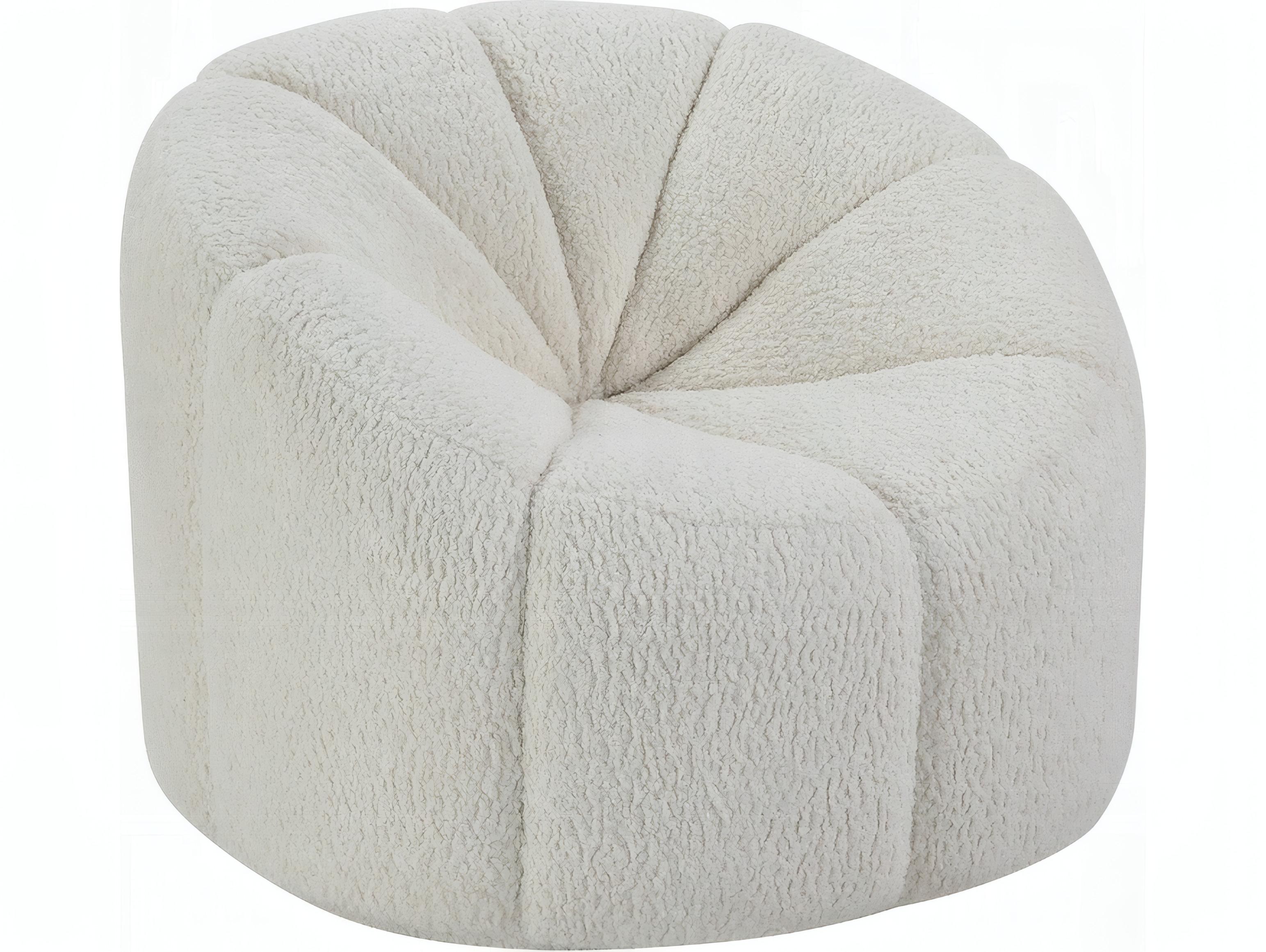 Acme Furniture Osmash Swivel White Accent Chair