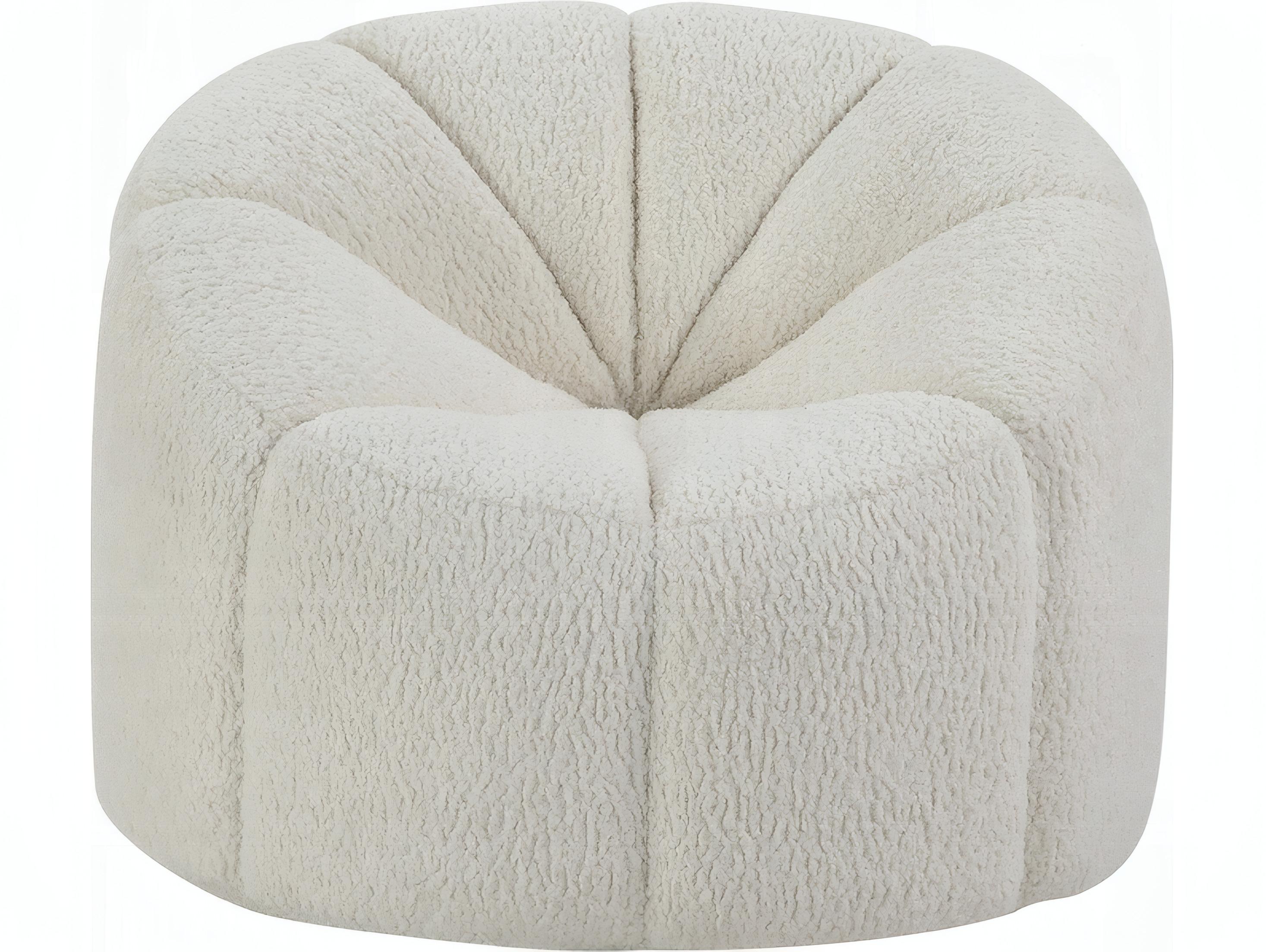 Acme Furniture Osmash Swivel White Accent Chair