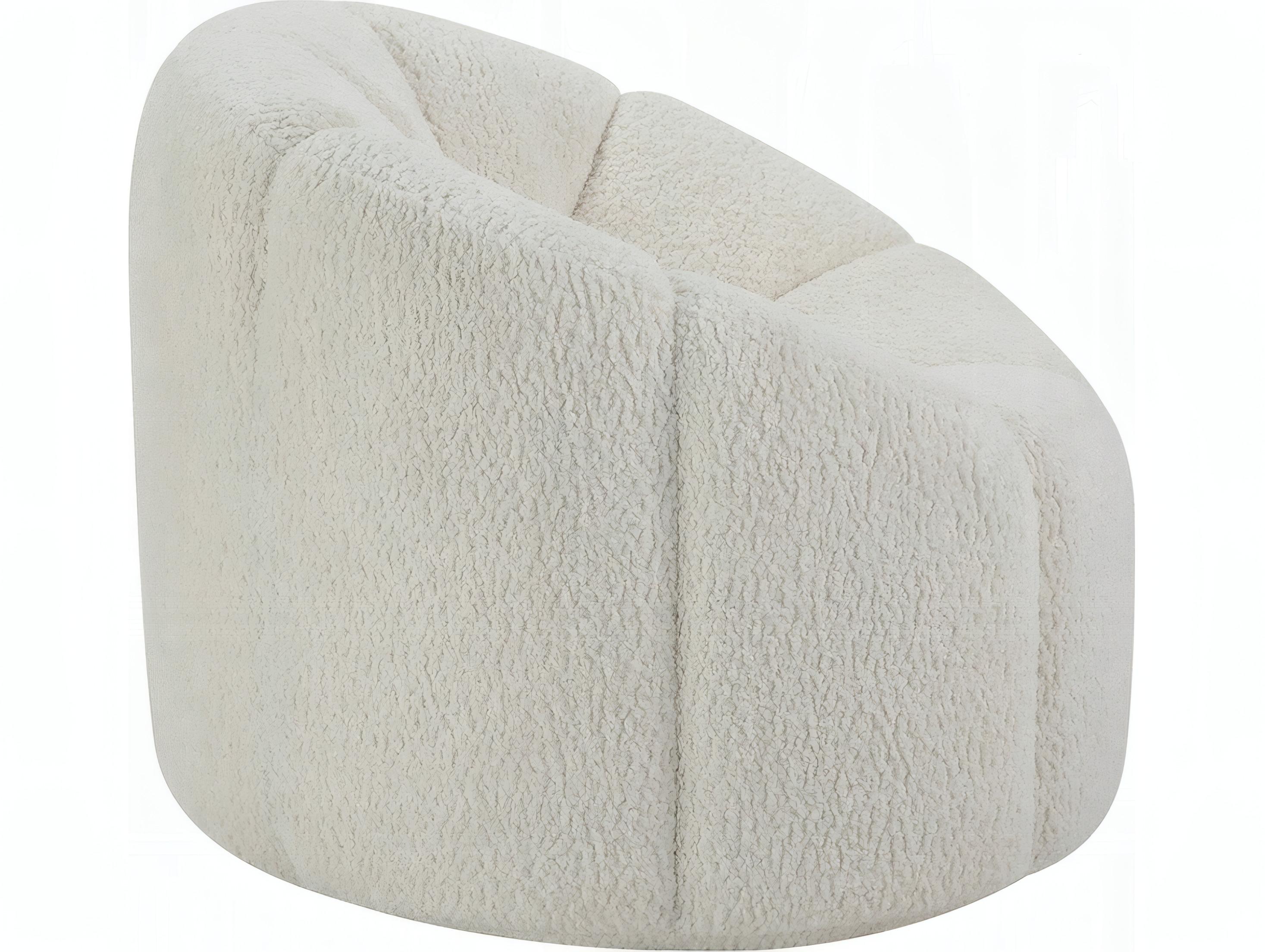 Acme Furniture Osmash Swivel White Accent Chair